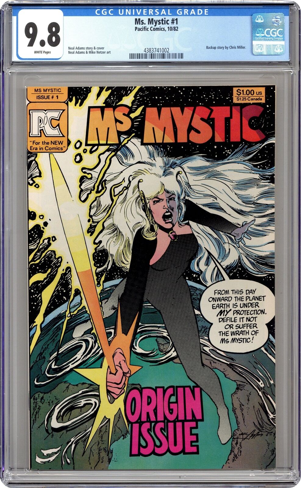 Ms. Mystic #1 CGC 9.8 1982 4383741002
