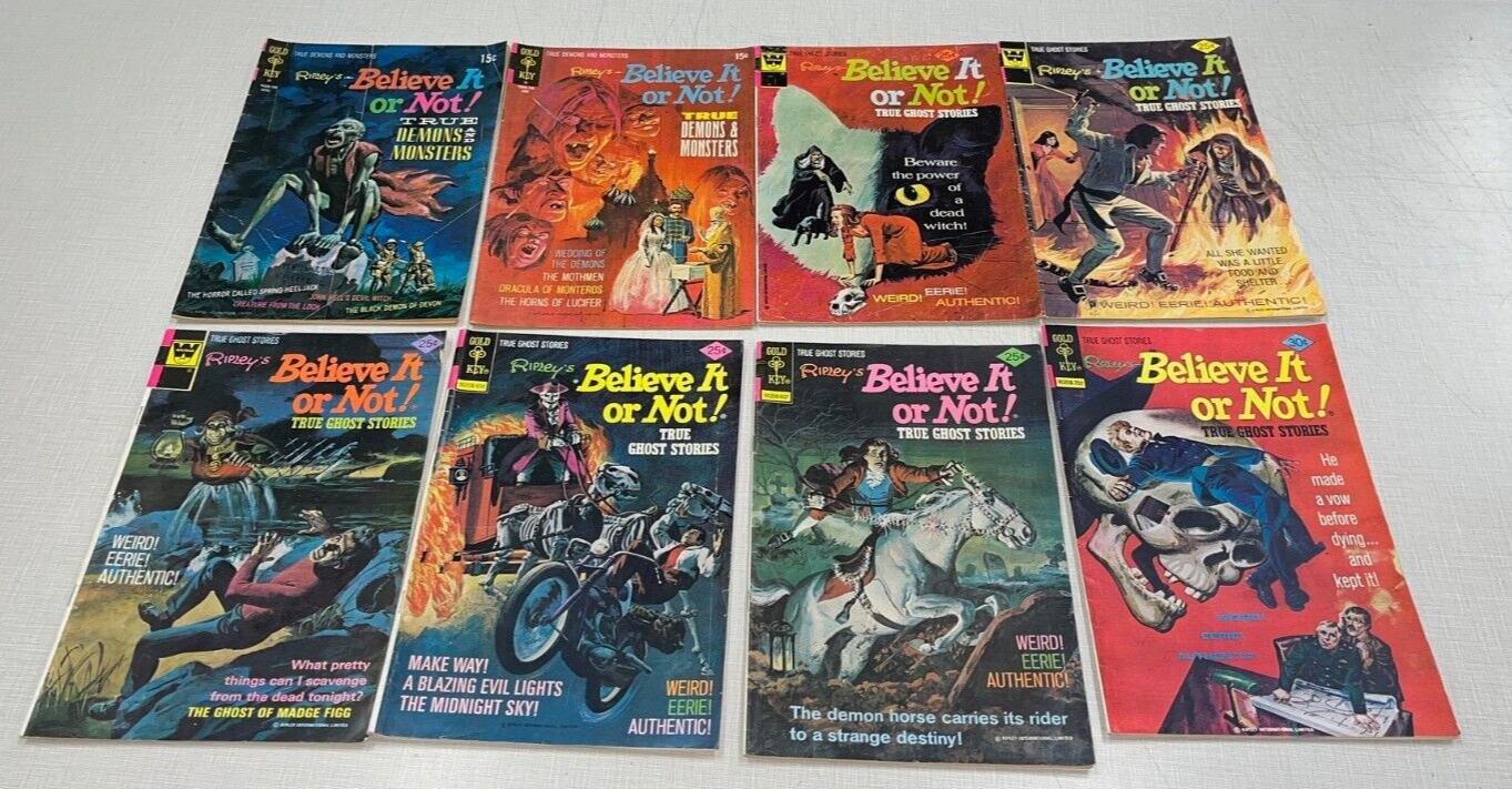Lot Of 32 Ripley’s Believe It True Ghost Stories Comics Horror Gold Key 25 - 94
