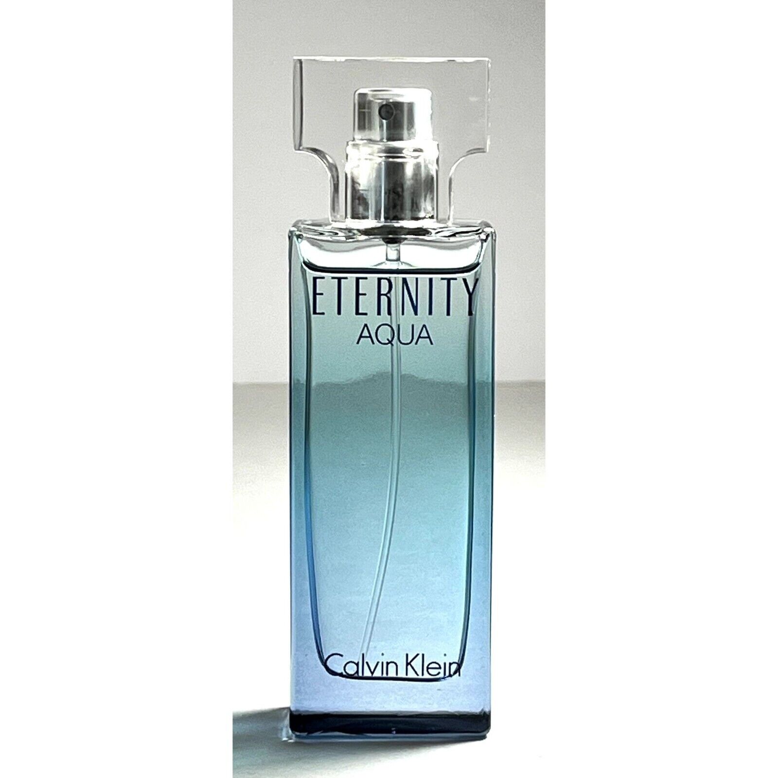 Eternity Aqua by Calvin Klein Eau De Parfum for Women Almost Full 1oz READ