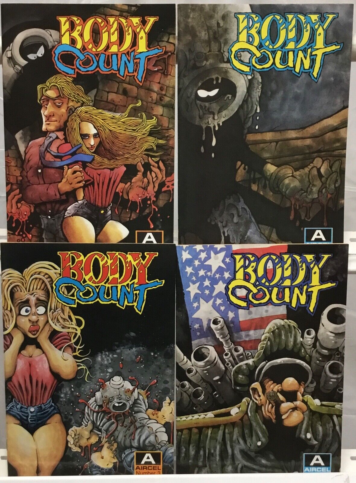 Aircel Comics Body Count #1-4 Complete Set VF 1989