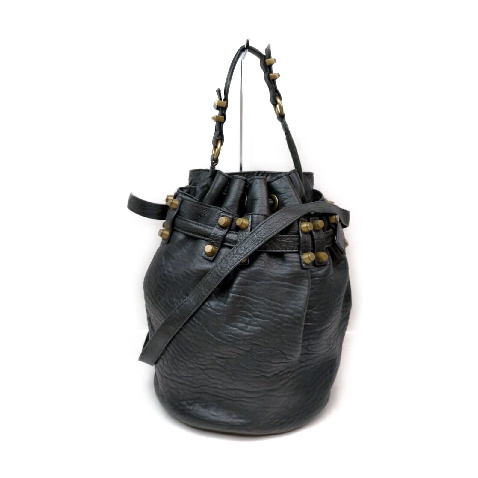 Alexander Wang Shoulder Bag  Black Leather 1534360