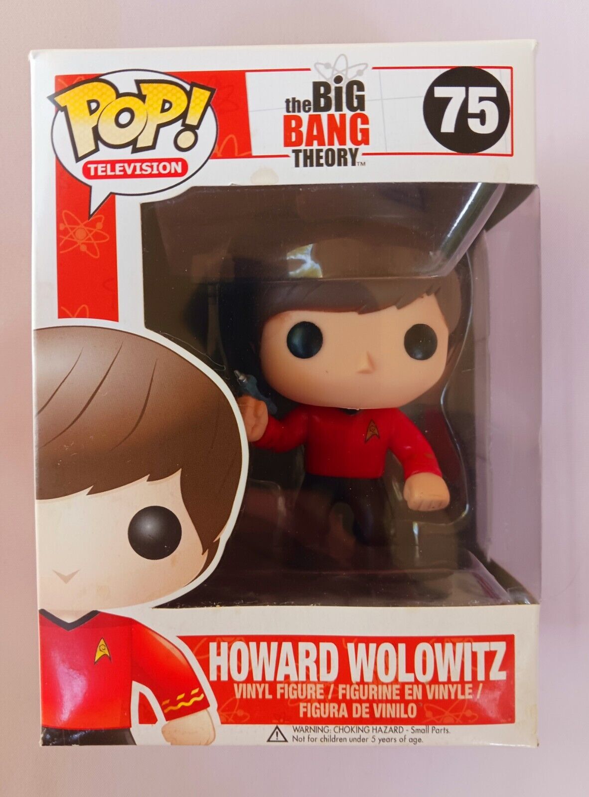 Funko Pop The Big Bang Theory Howard Wolowitz #75 (Star Trek) Vaulted 2013