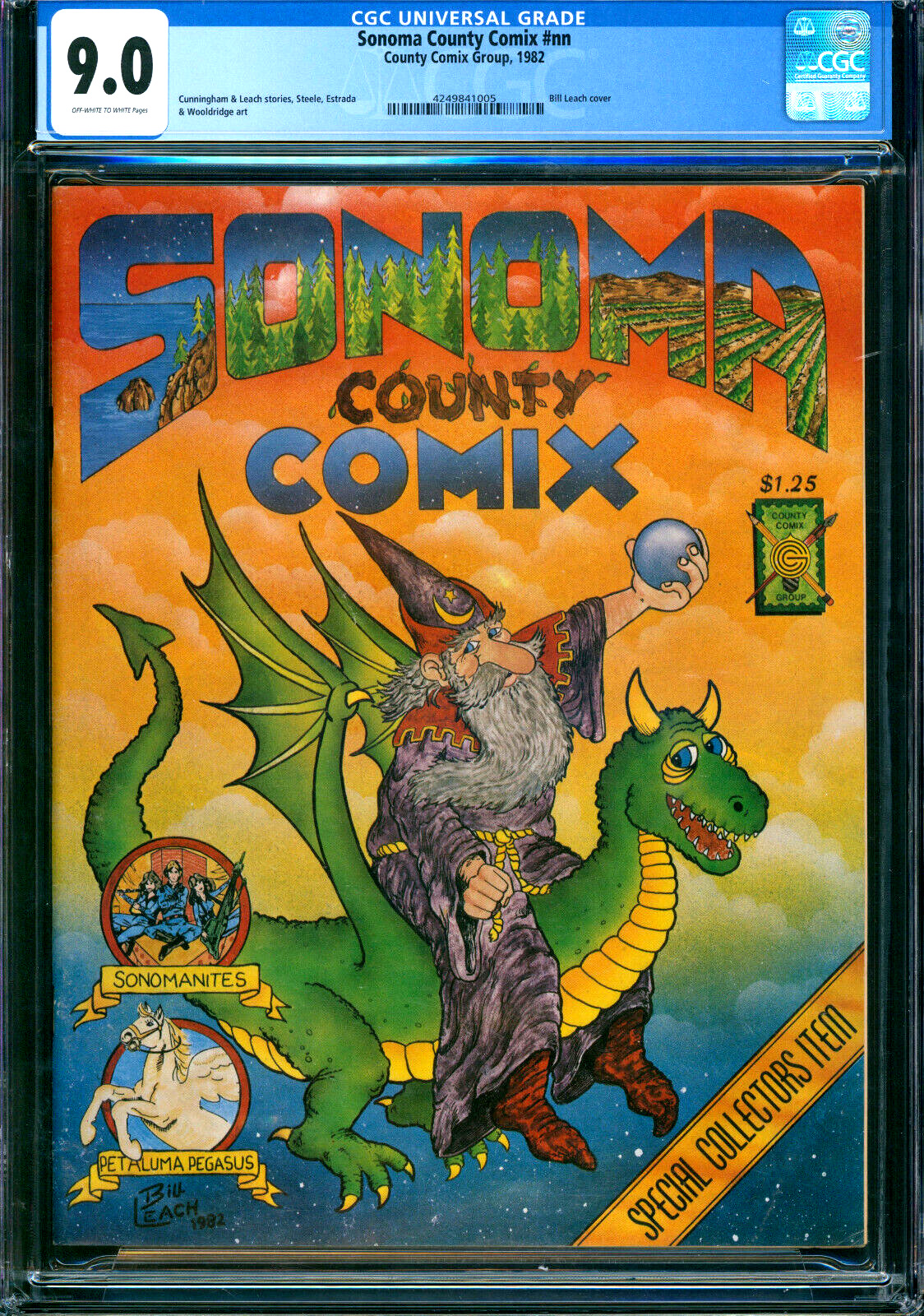 Sonoma County Comix #NN County Comix Group 1982 Rare Underground CGC 9.0