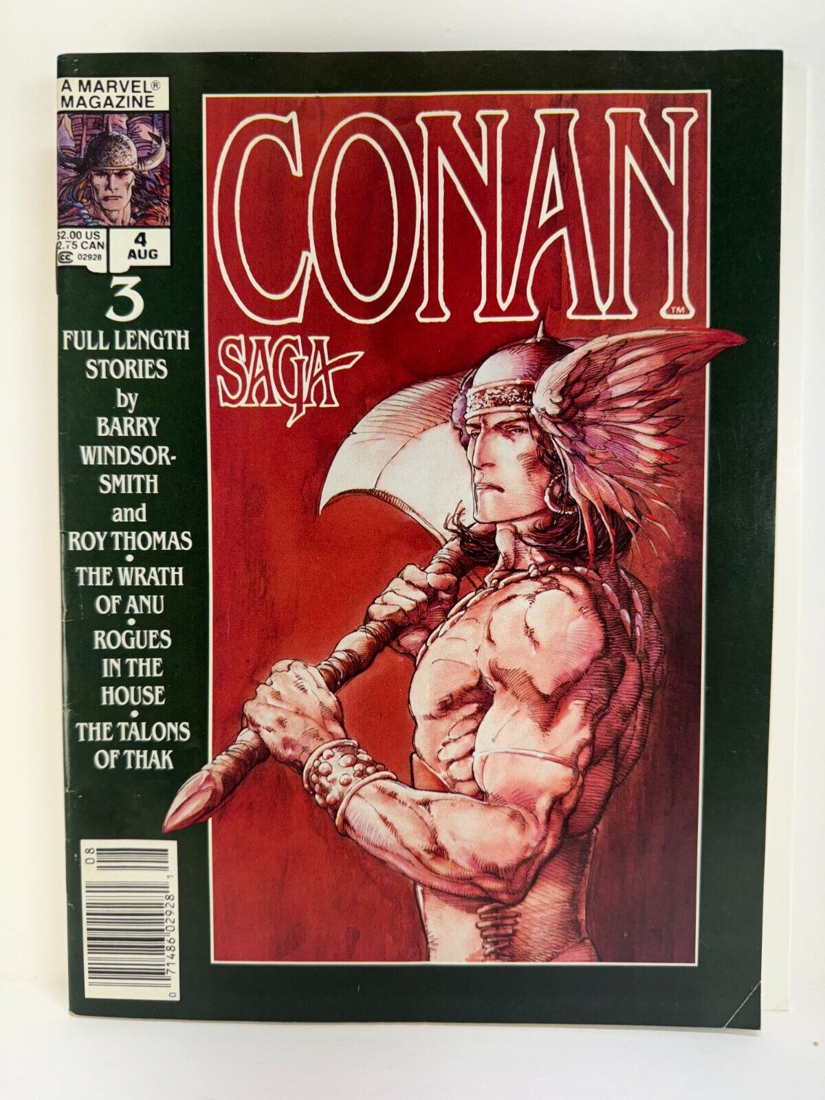 Individual CONAN SAGA Marvel Magazine Comic Books: You Pick, many choice issues