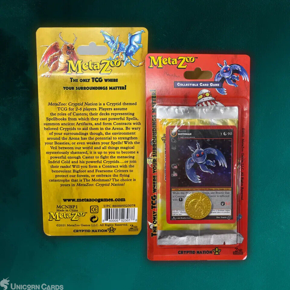 MetaZoo TCG Cryptid Nation 2nd Edition Edition Blister Pack (RRP £4.99) :: 