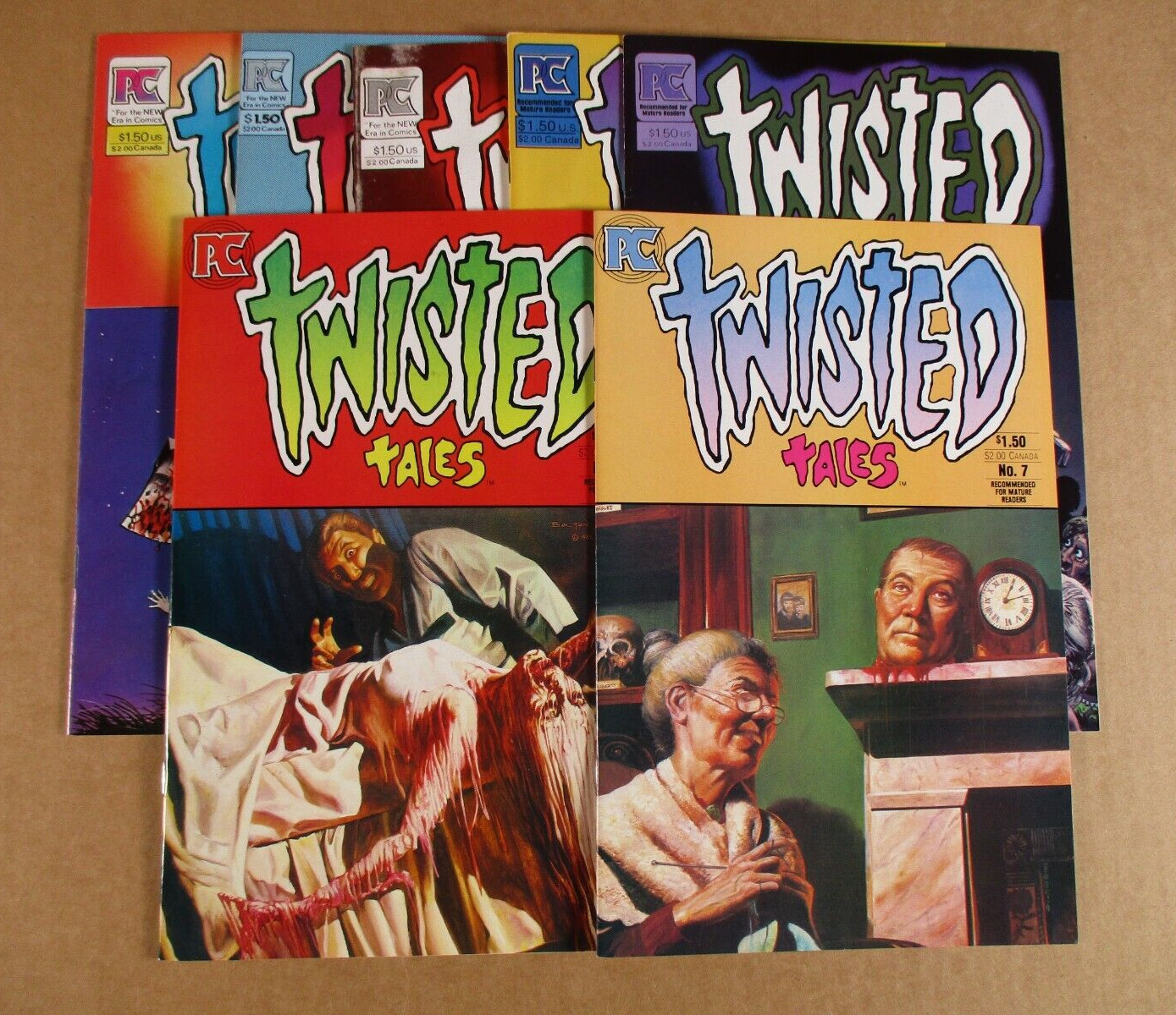 Twisted Tales # 1-7 Pacific Comics 1982 Richard Corben Cover