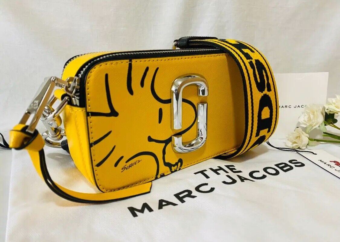 Marc Jacobs Peanuts Snoopy Collaboration Woodstock Crossbody Camera Bag KN