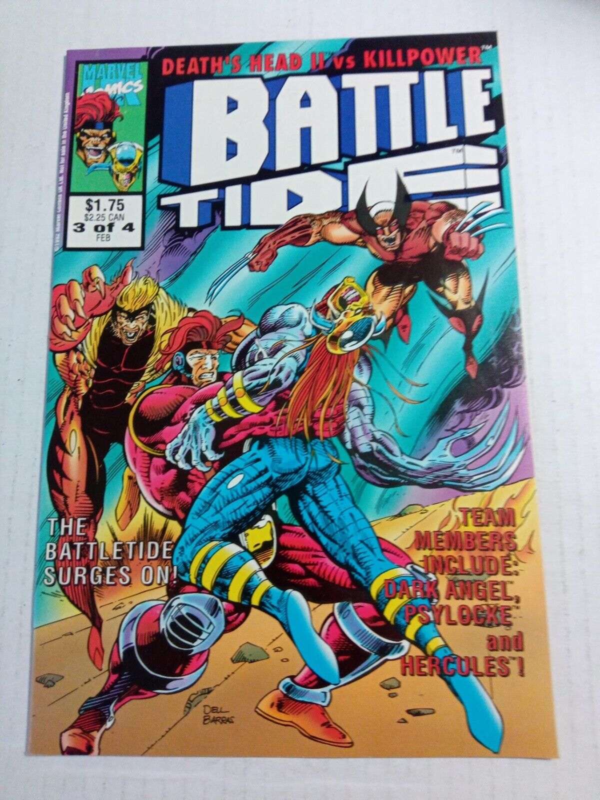 Battle Tide #3 1993 Marvel Comics X-Men