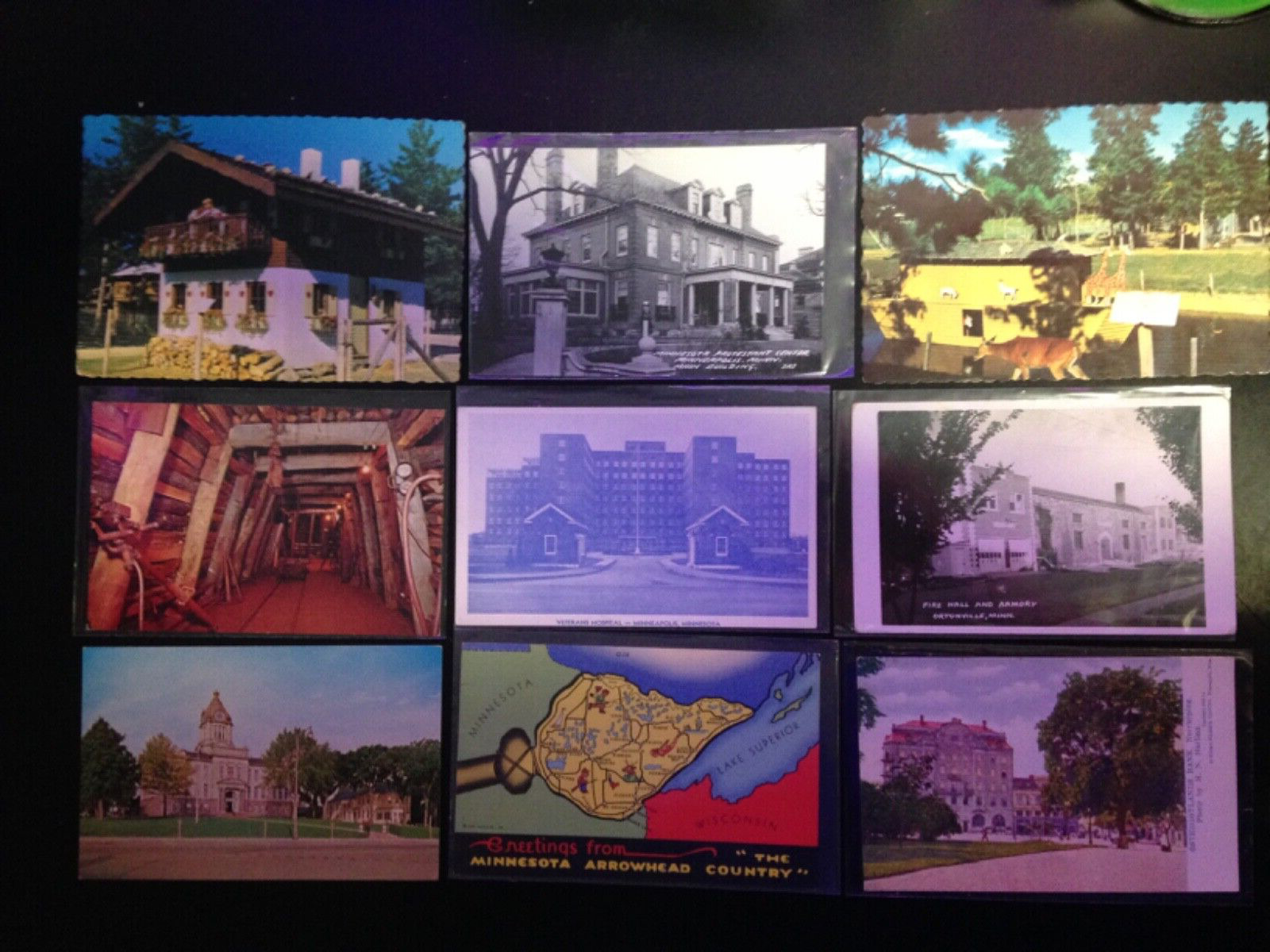 72 Postcard lot, Minnesota.