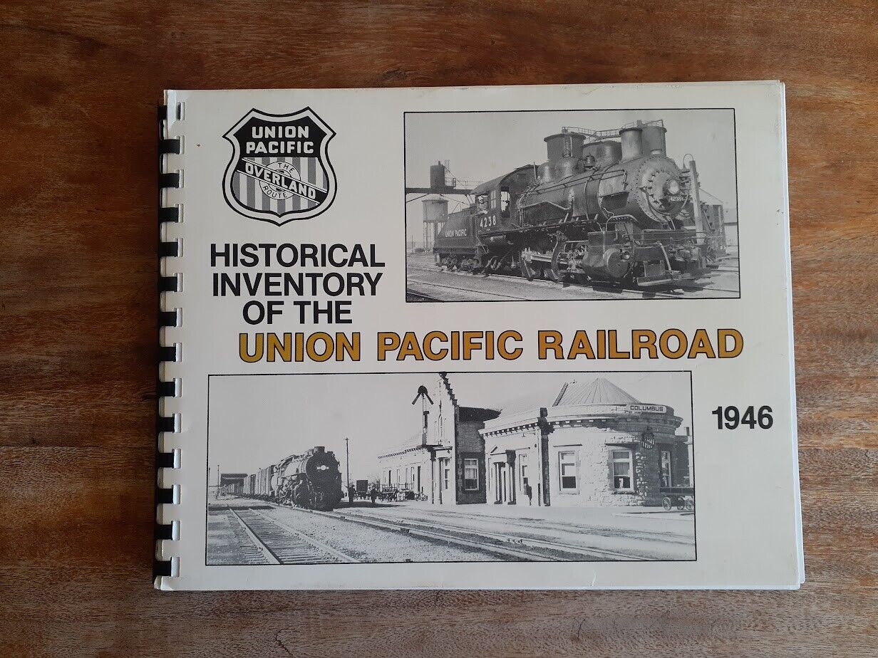 Historical Inventory Of The Union Pacific Railroad 1946 Stations Stock Yards +