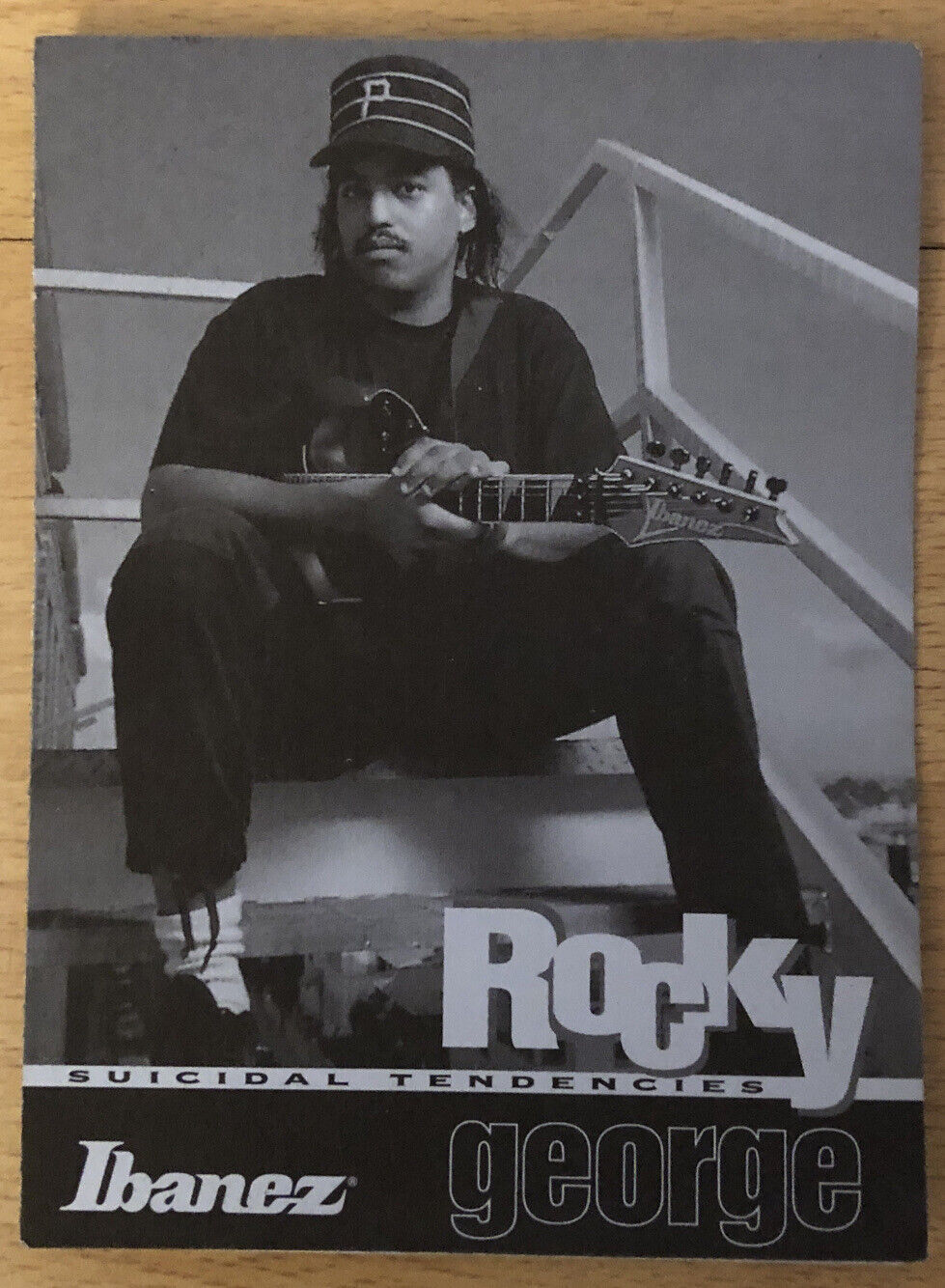Old Rare 1993 Suicidal Tendencies Rocky George Ibanez Guitars Contest Postcard