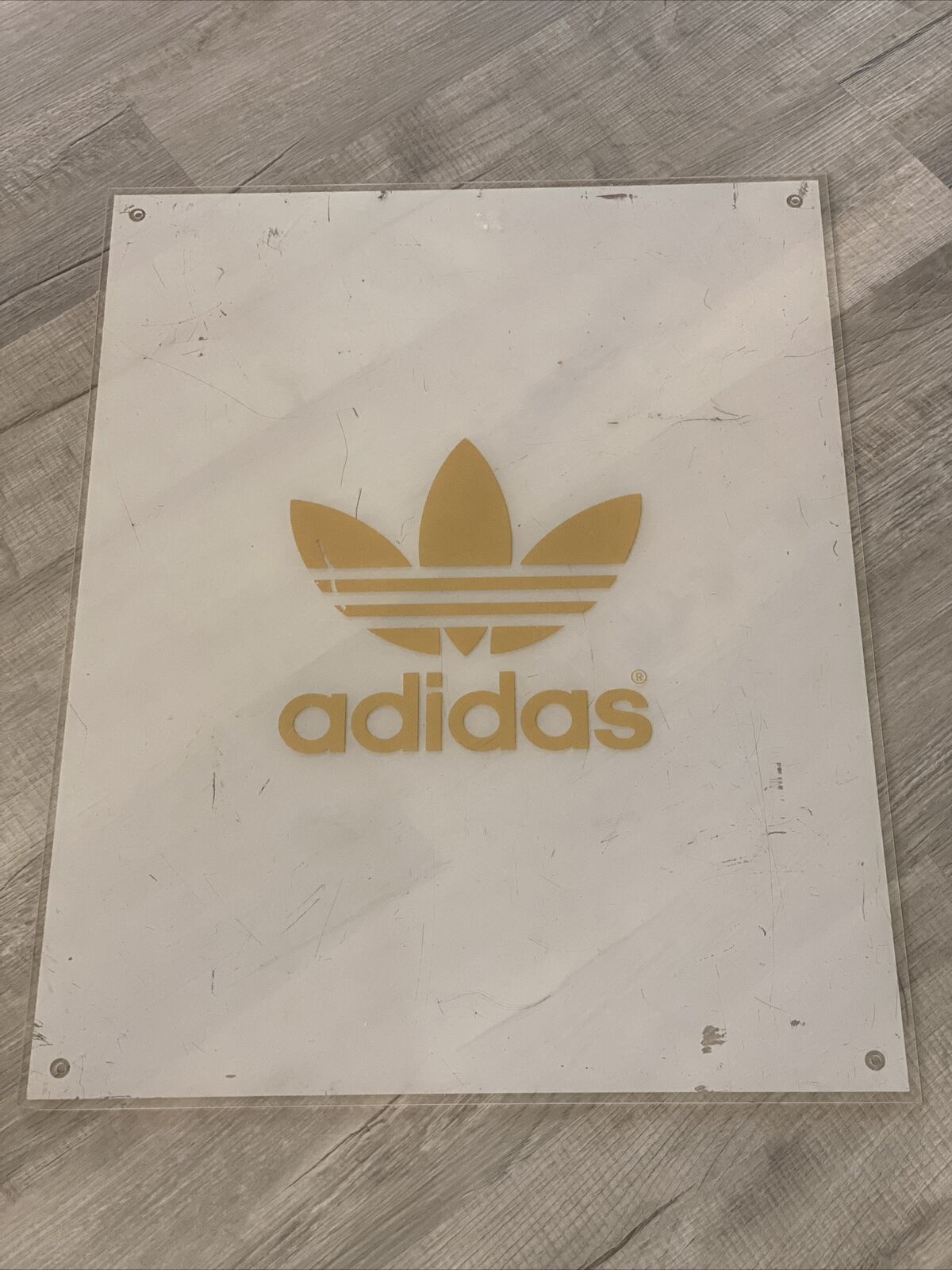 Adidas Store Large Advertising Hanging Display Single Sided Sports Trefoil 28”