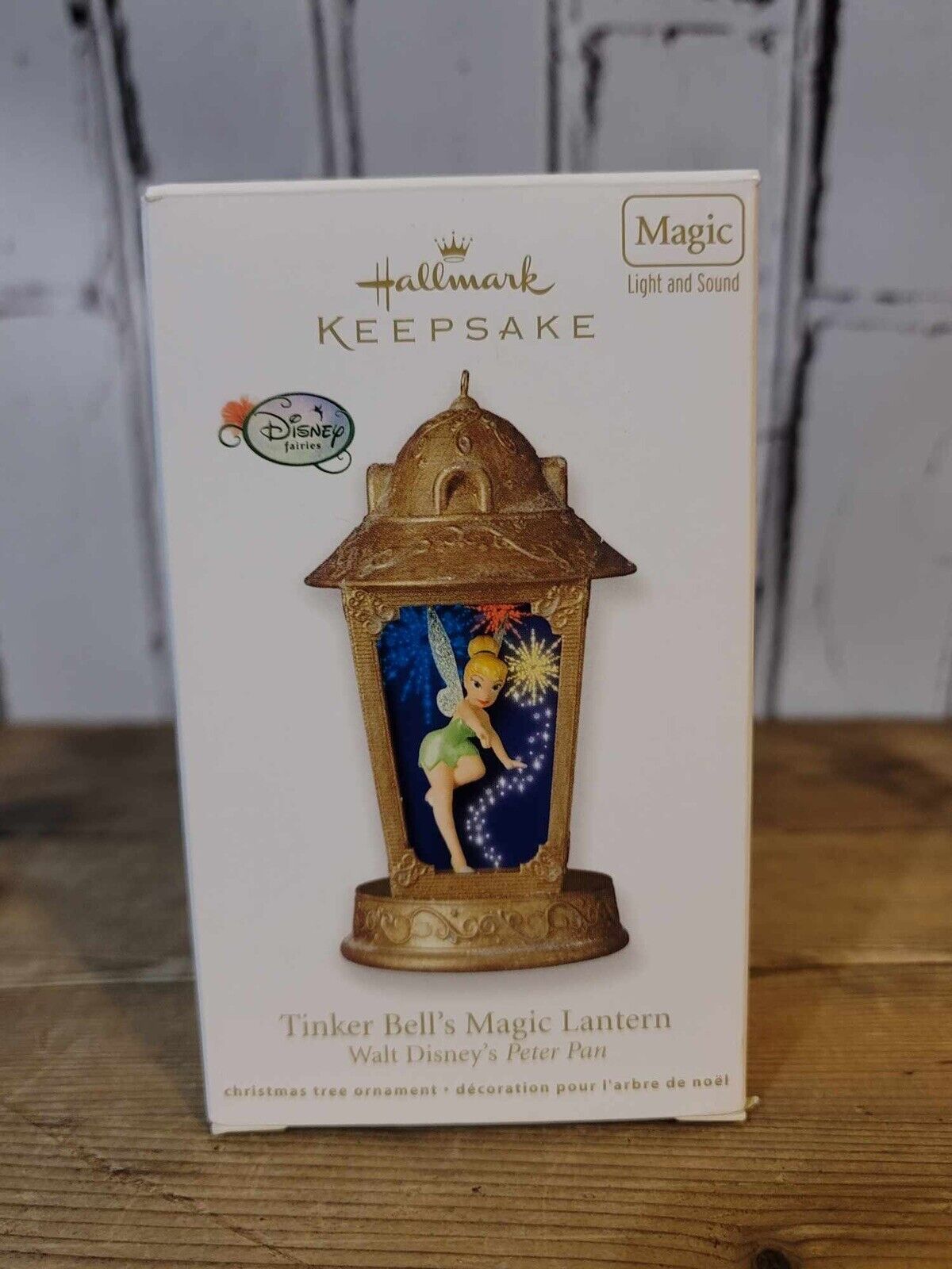 Hallmark Keepsake 2011 Christmas Ornament Peter Pan Tinker Bell\'s Magic Lantern