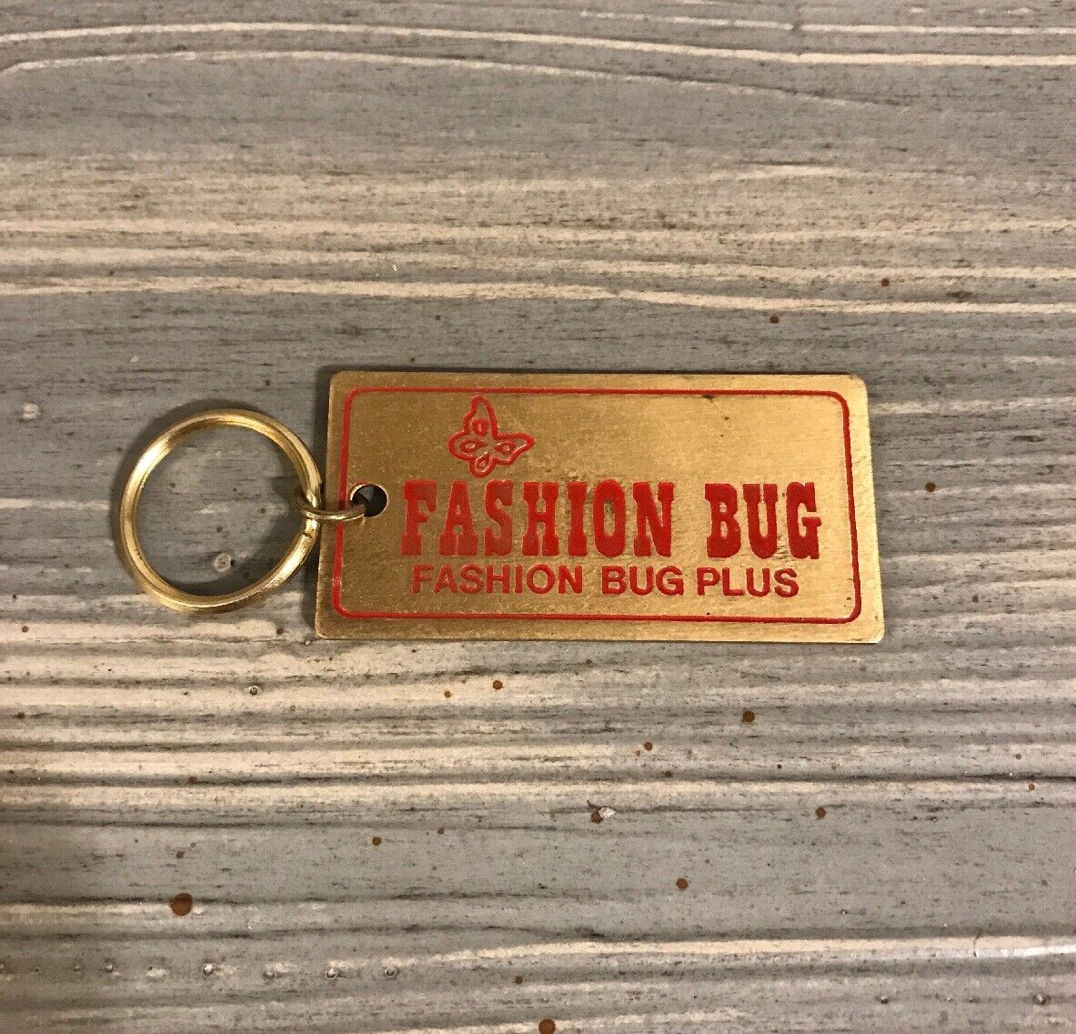 Fashion Bug Metal Key Chain Fashion Bug Plus RARE