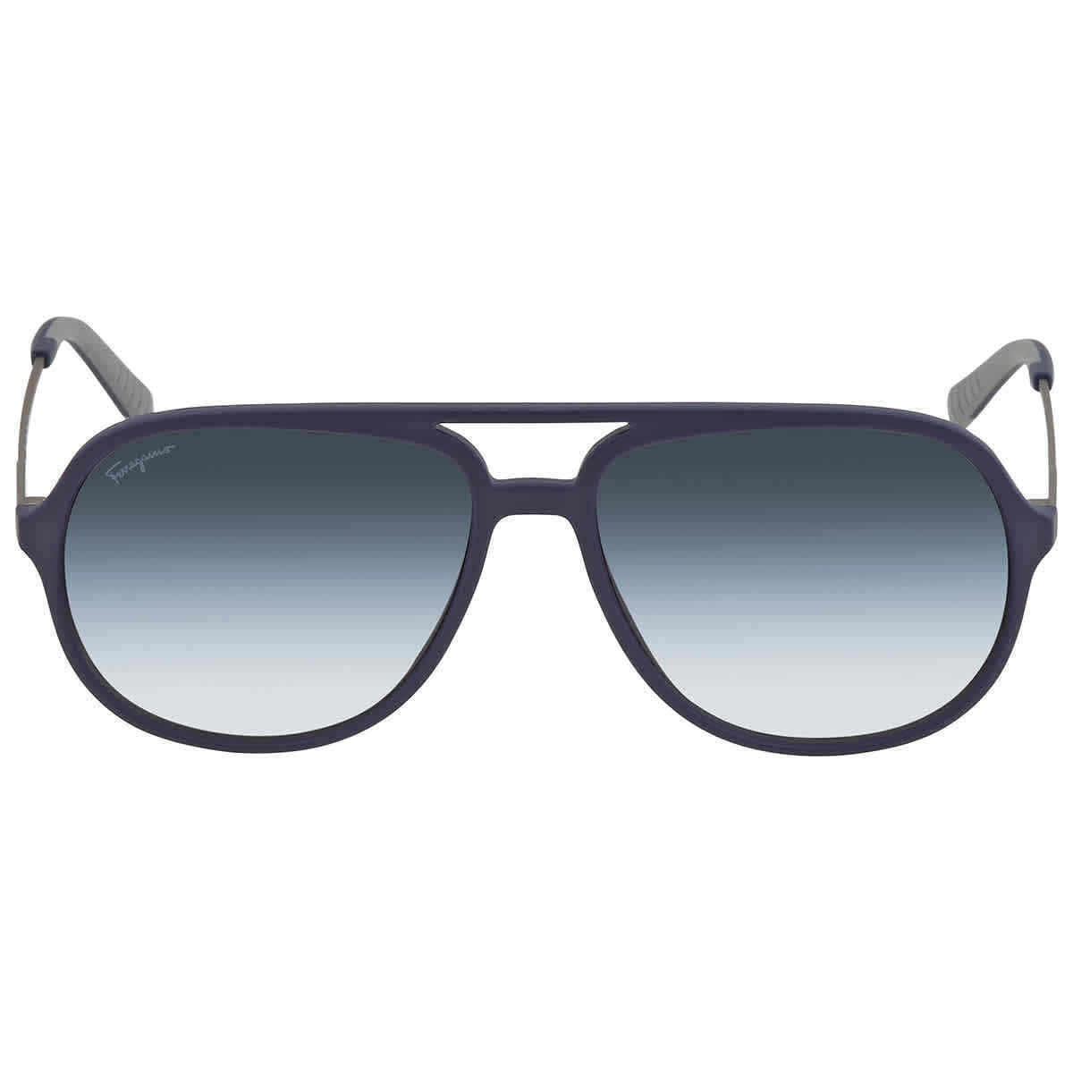 Salvatore Ferragamo Blue Gradient Navigator Men\'s Sunglasses SF999S 414 60