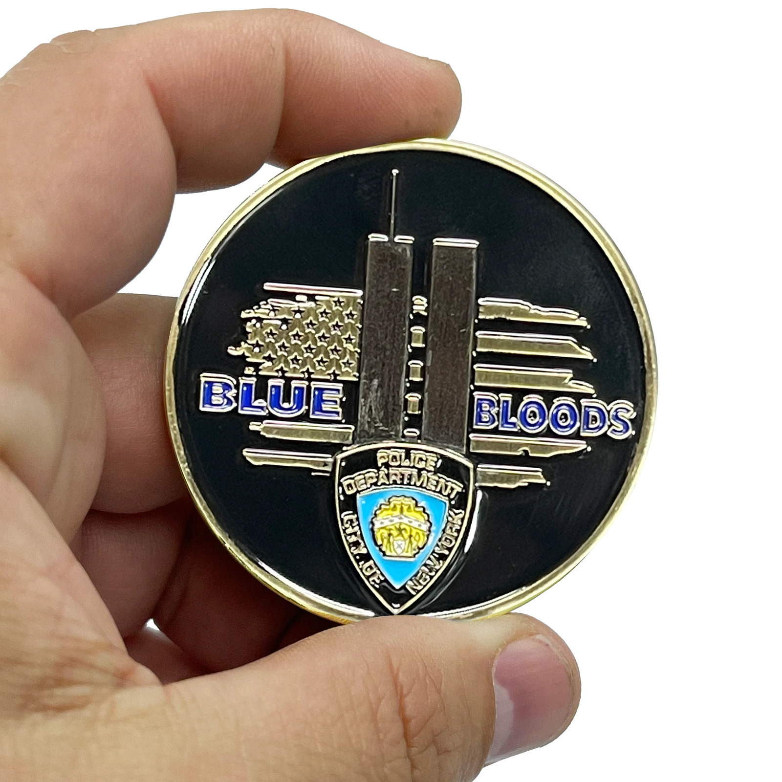 BL11-004 Blue Bloods 9/11 NEVER AGAIN September 11th 20th Anniversary NYPD Chall