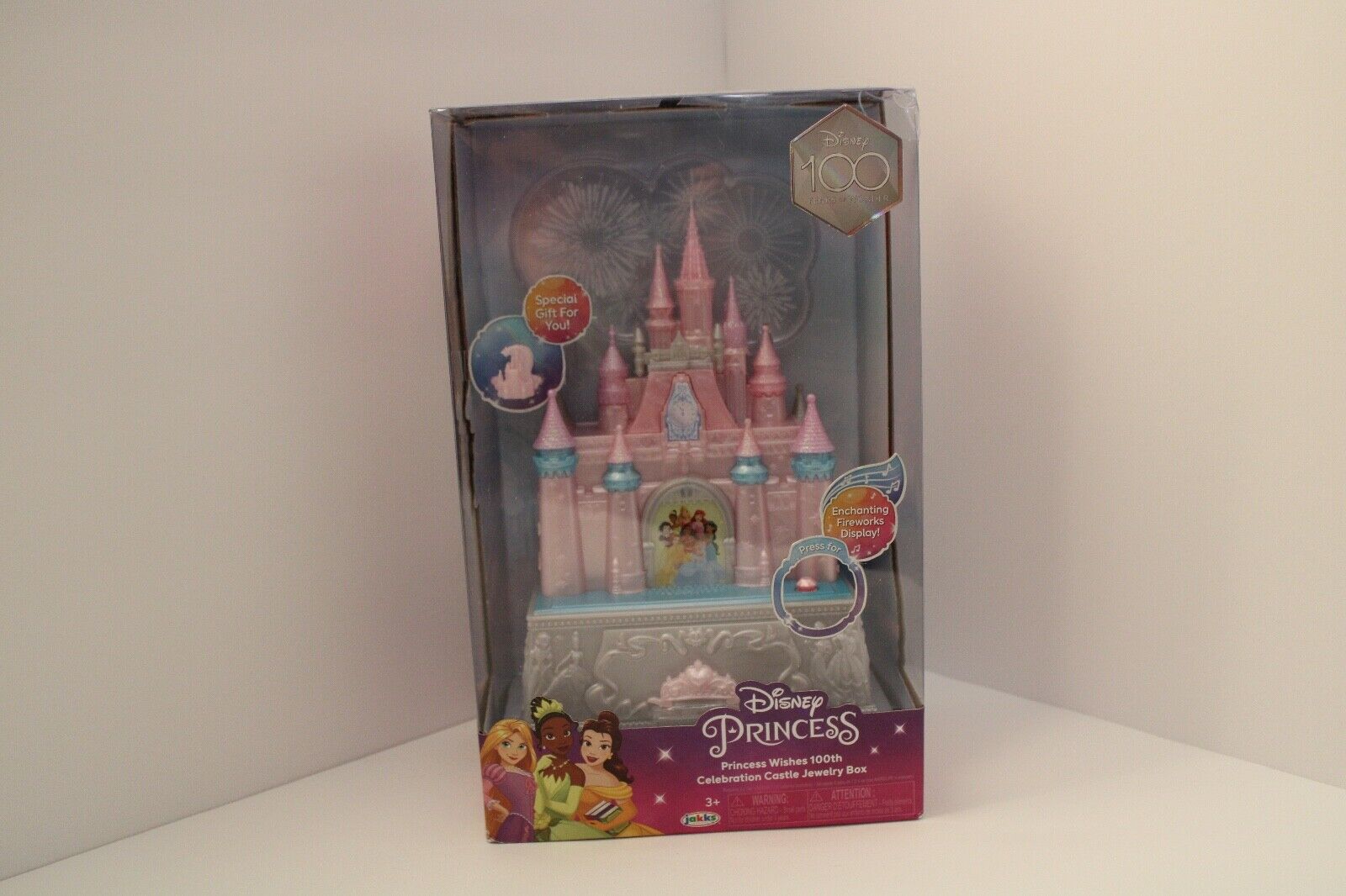 Brand New- Disney’s 100 Anniversary Princess Castle Musical Jewelry Box