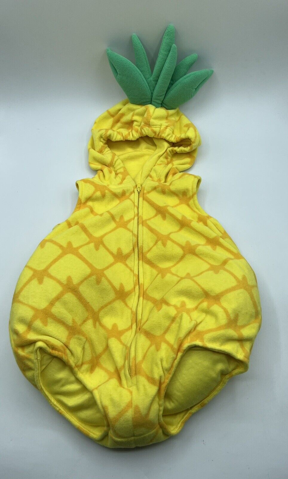 Carter\'s Baby Cute Pineapple Hooded Halloween Costume 6 - 9 Months Yellow Zip