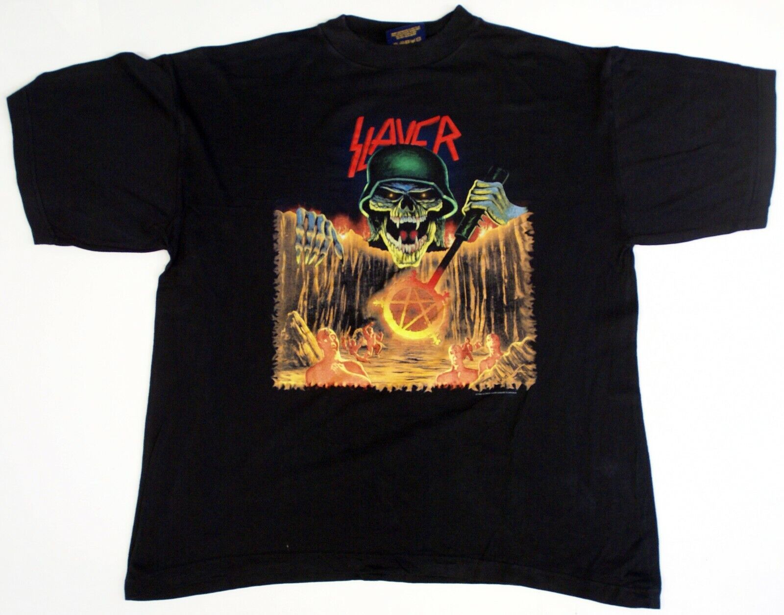 Slayer Shirt Jeff Hanneman Original Vintage European Intourvention Tour 1994