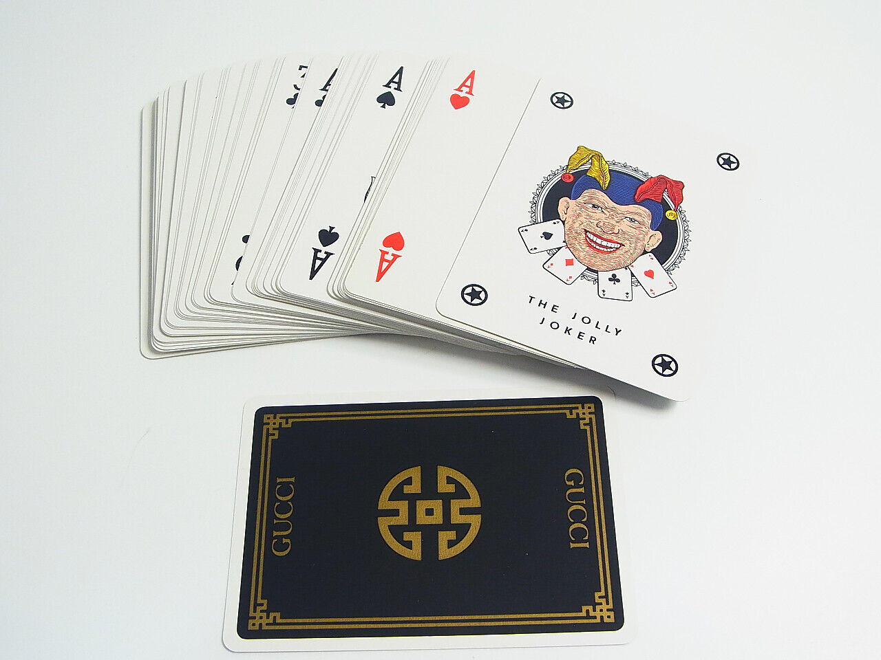 Auth GUCCI One Deck Playing Cards Complete Excellent no box