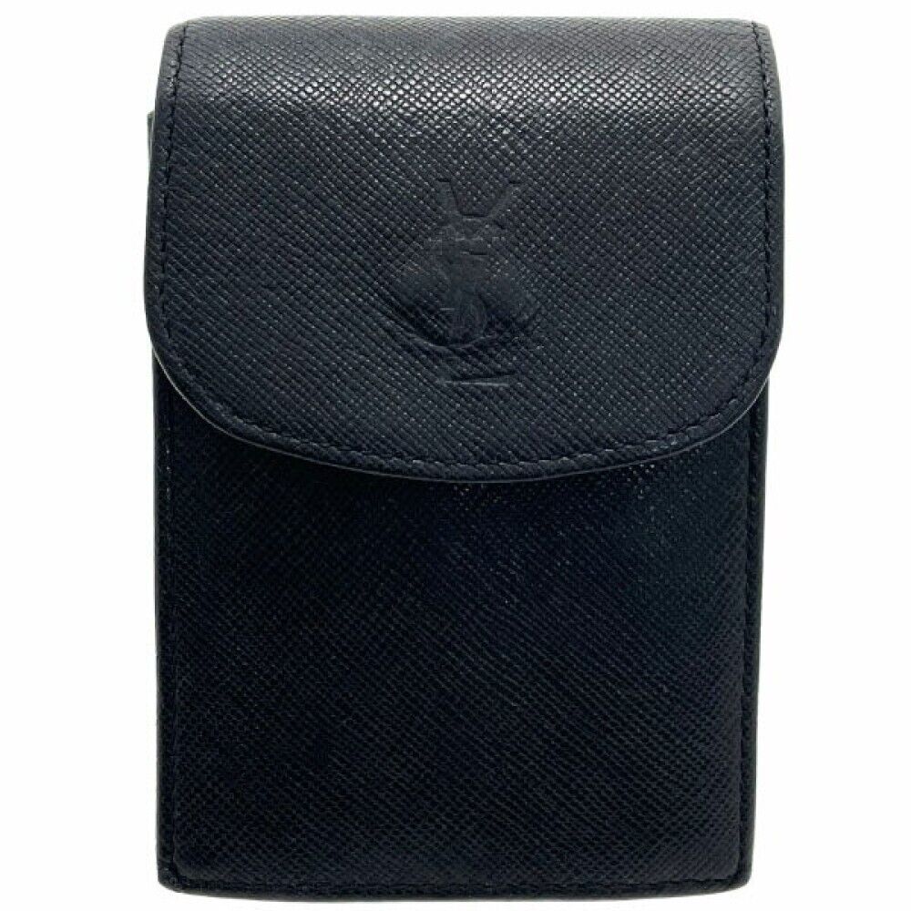 YSL Yves Saint Laurent Cigarette Case Black
