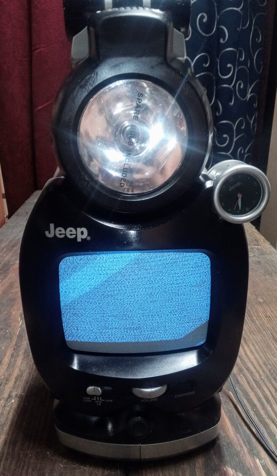 Vintage Jeep AM/FM Weather Band Radio,Lantern,TV Flashlight Model N.JXLTV