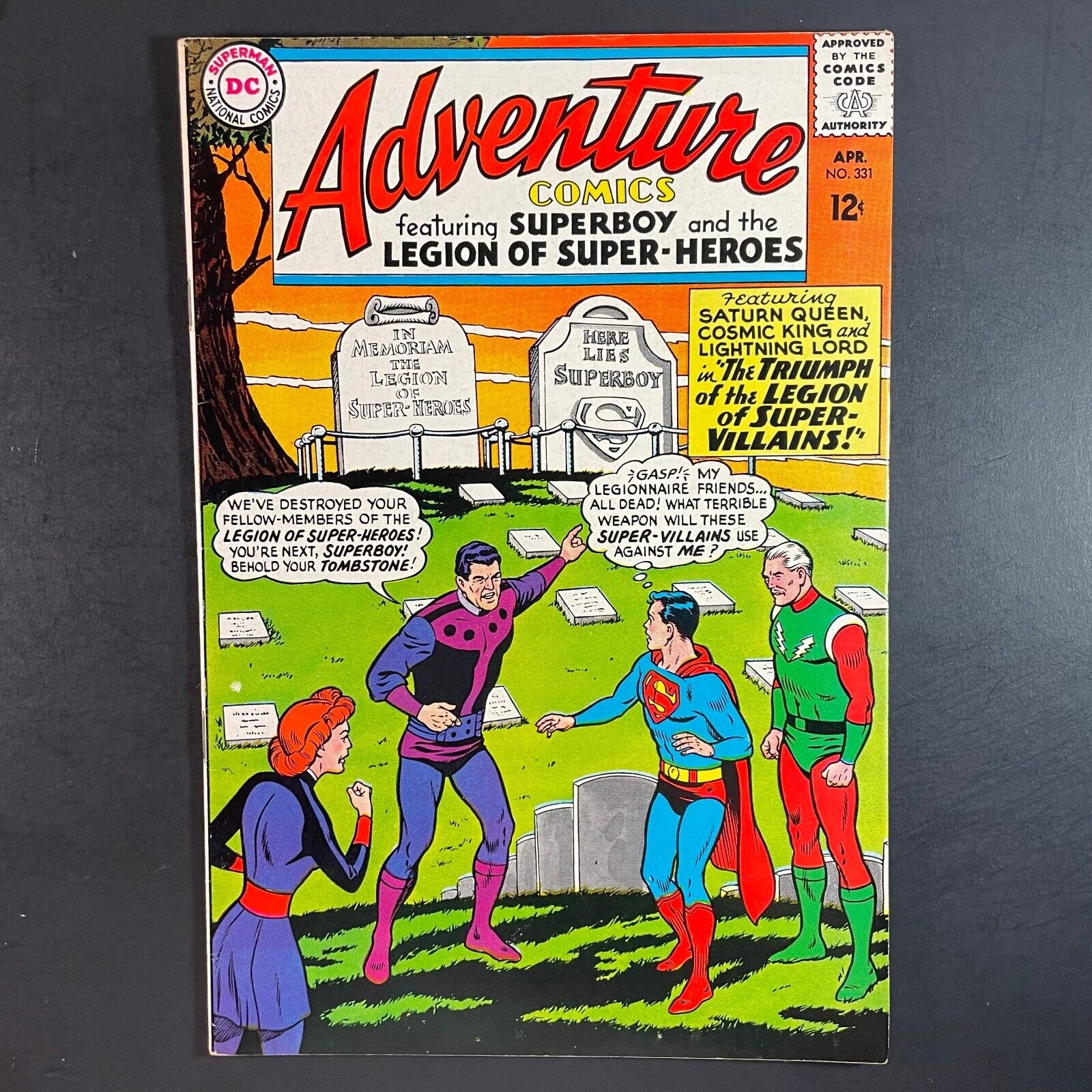 Adventure Comics 331 Silver Age DC 1965 Superboy Legion comic Curt Swan cover