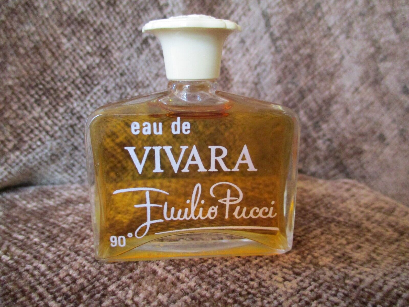 Vintage Emilio Pucci Eau De Vivara Women's Perfume .5 Oz.