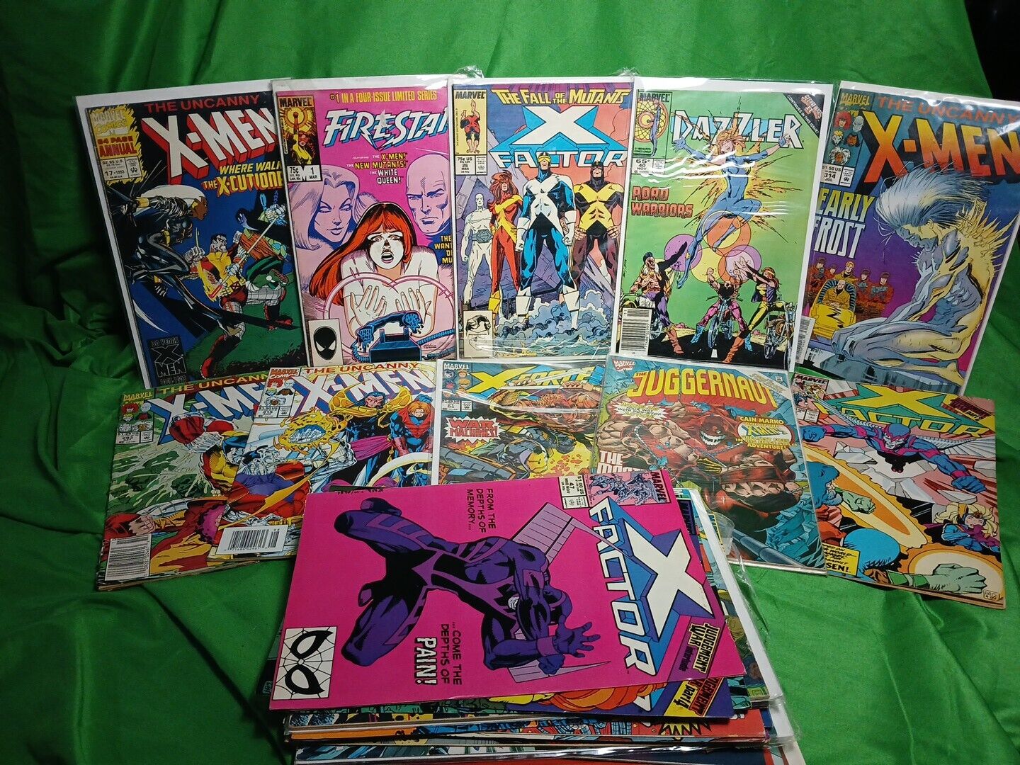 Lot of 28 Marvel X-Men Comic Books Uncanny X Factor X Force Dazzler Firestar