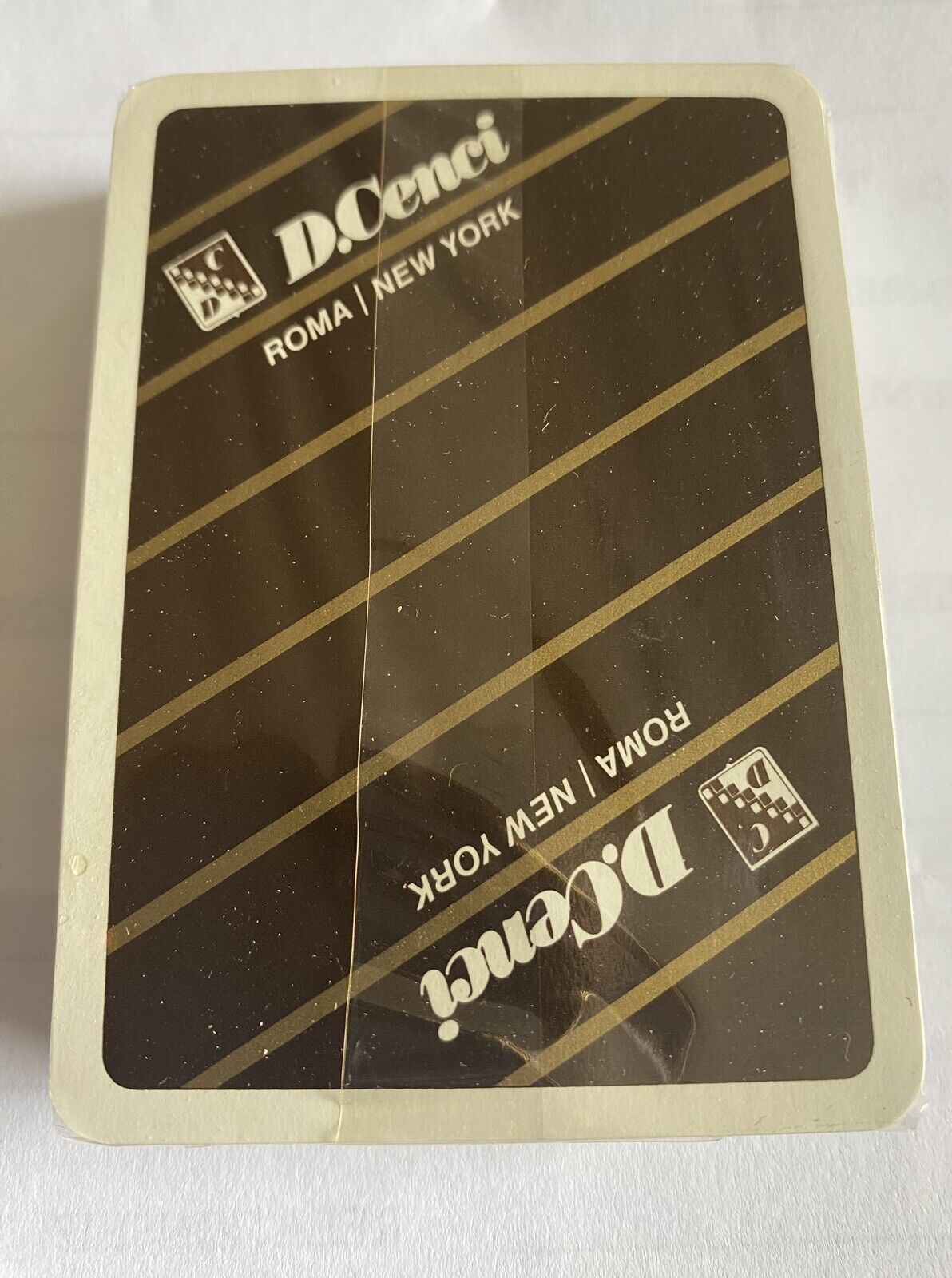 Vintage Sealed Playing Card Set D.Cenci Davide Cenci Fashion Roma New York