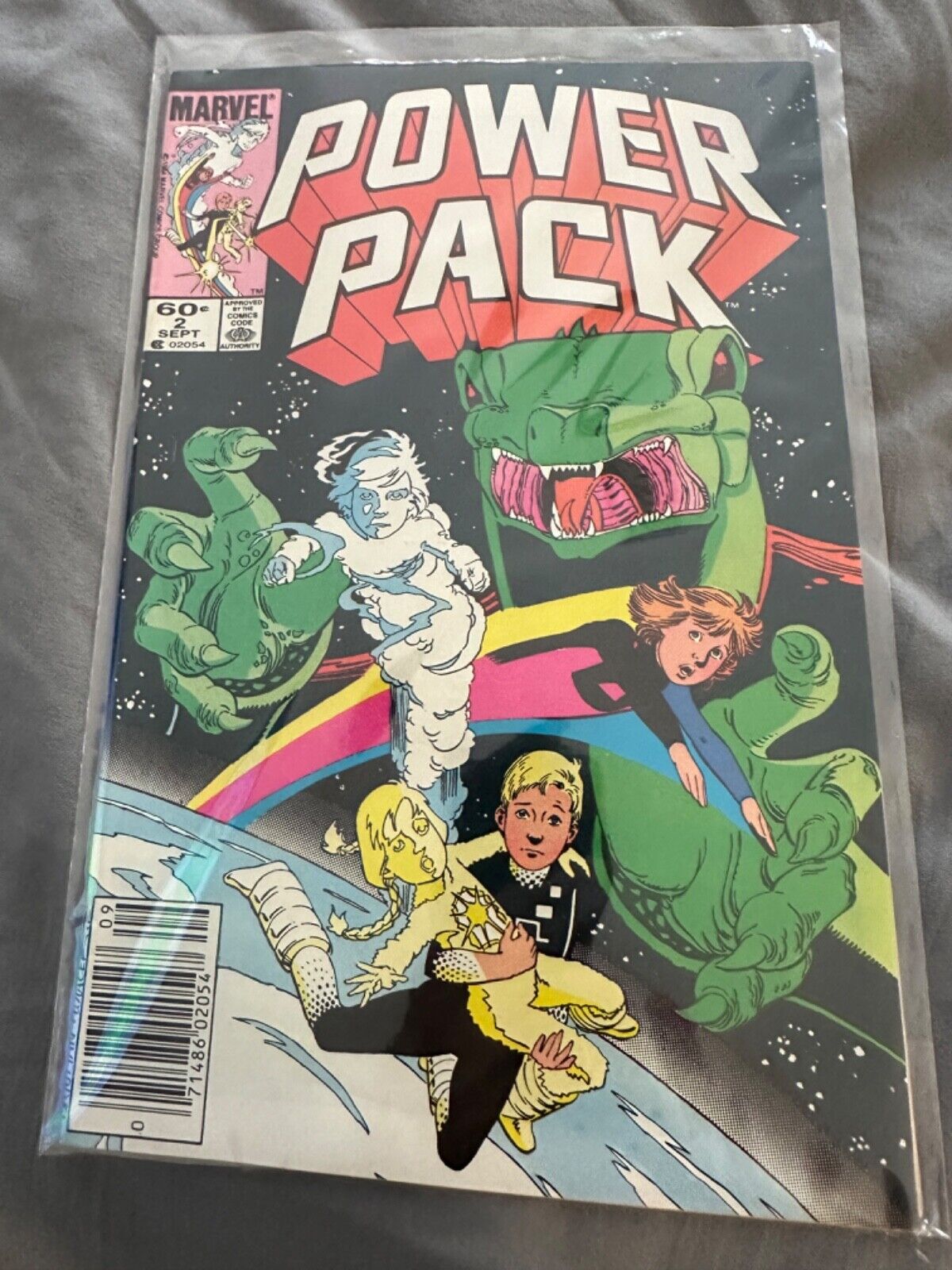 Power Pack #2 Marvel (1984) Comic Book VF-WHITE PAGES