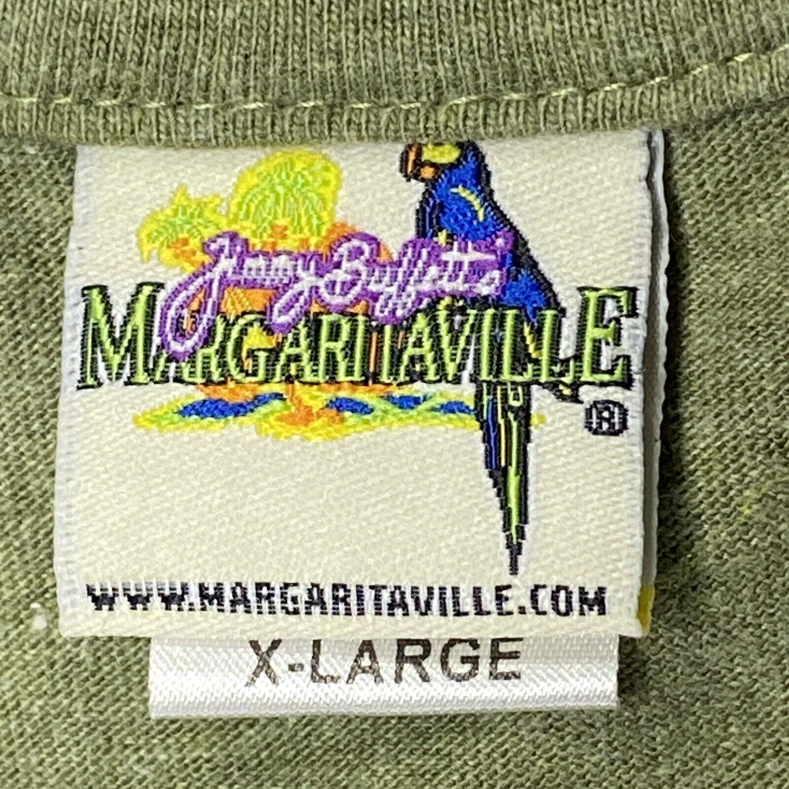 Vtg 90’s Jimmy Buffett T Shirt Margaritaville Myrtle Beach XL Taste Of Paradise