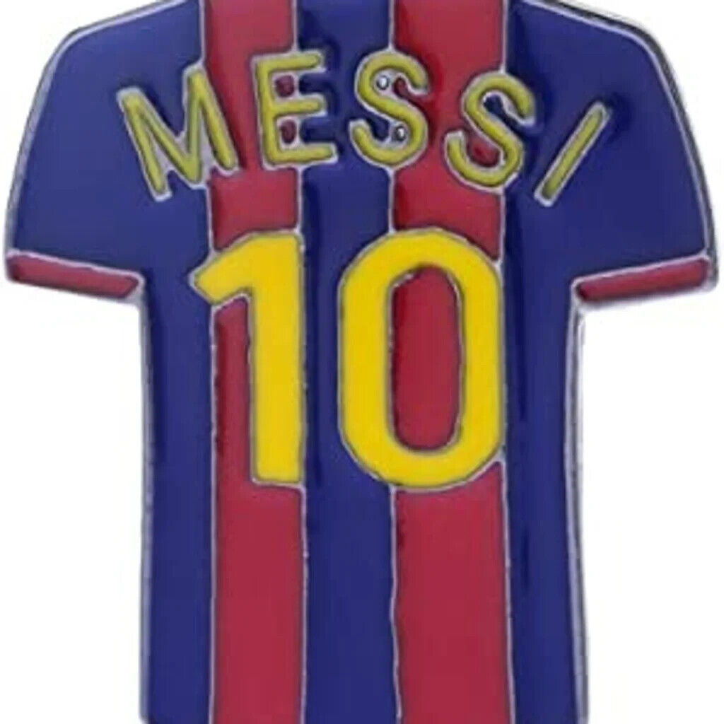 Lionel Messi Jersey Soccer Football Lapel Metal Enamel Barcelona Pin