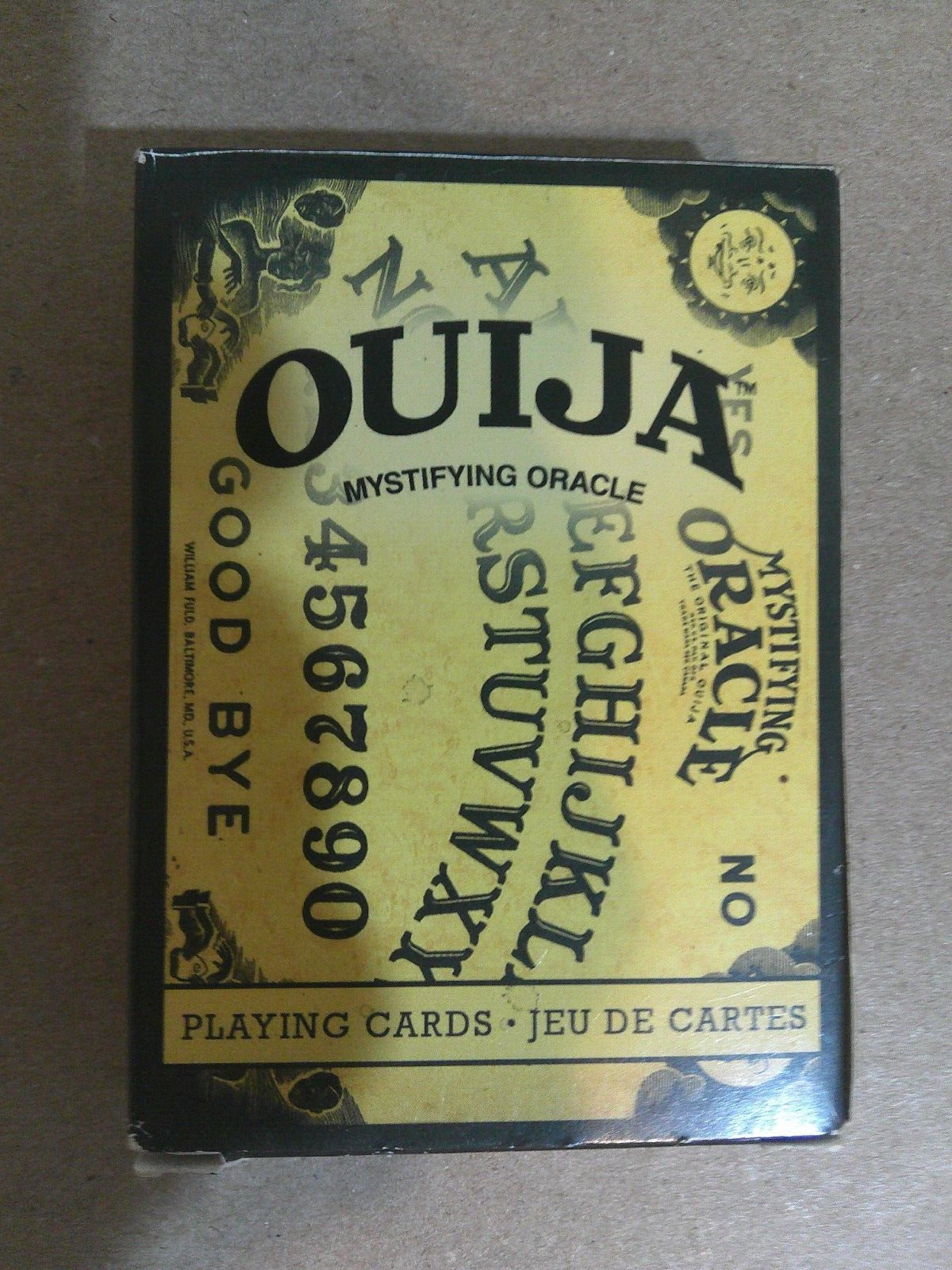 Ouija Mystifying Oracle Occult Playing Cards Hasbro/Aquarius - VG/EX ~ Fast Ship