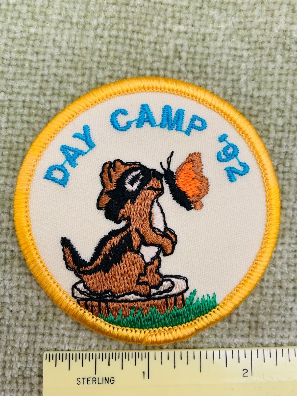 1992 Day Camp Girl Scout Collectible Embroidered Patch New