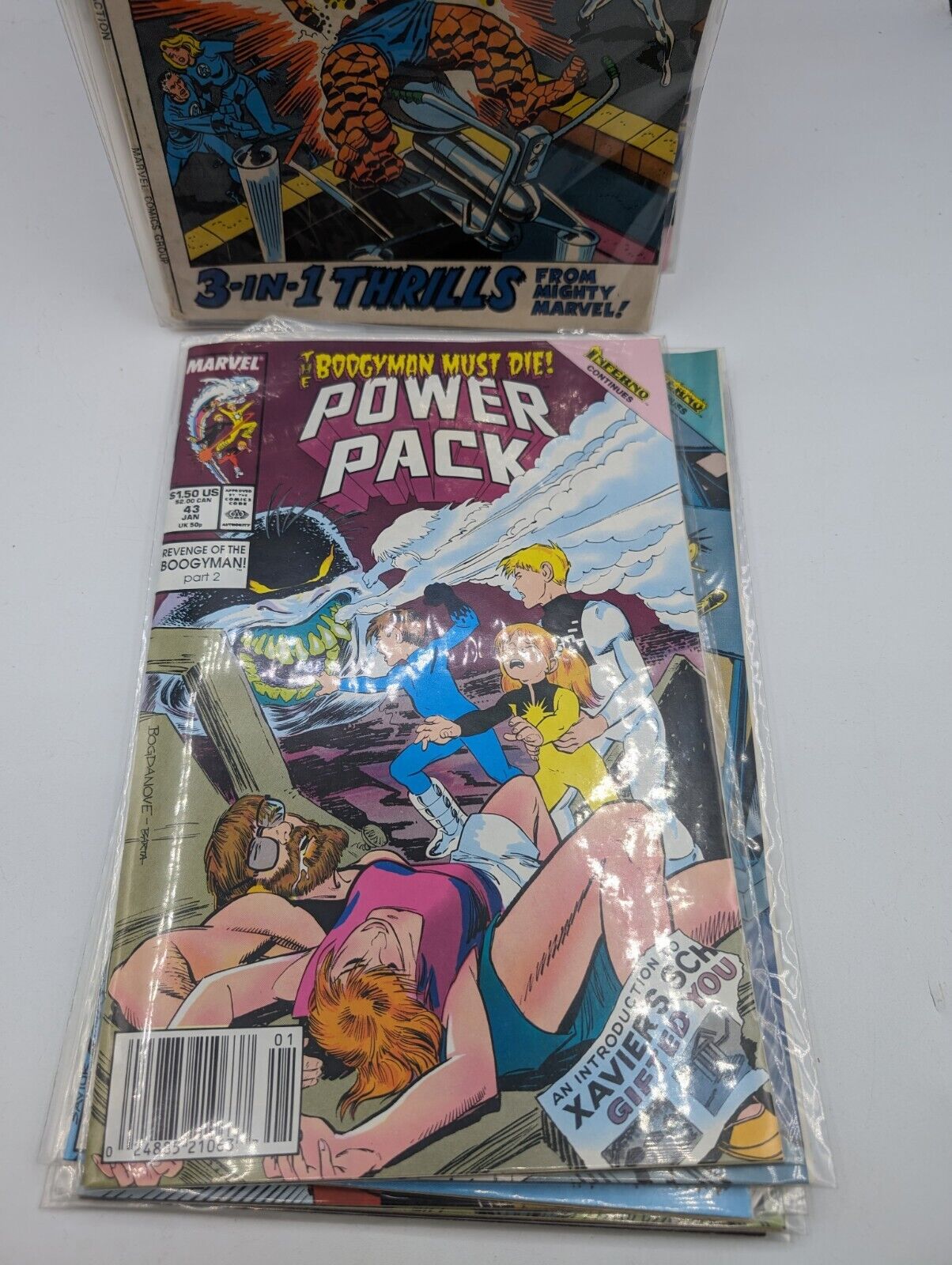 POWER PACK #43 MARVEL COMICS 1989