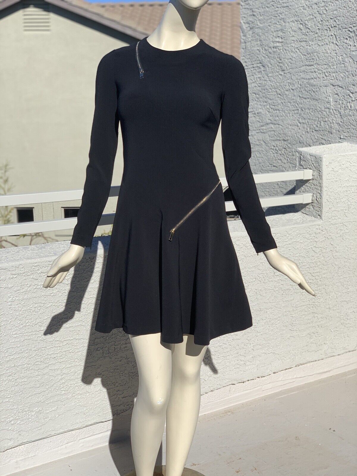 Irregular Stella McCartney Asymmetric Zip Dress