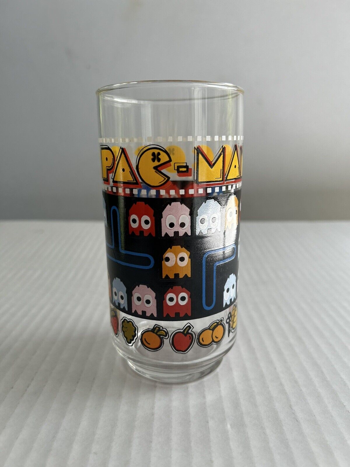 Vintage Pac Man Ghost Glass - Pokey- Bally Midway 1980