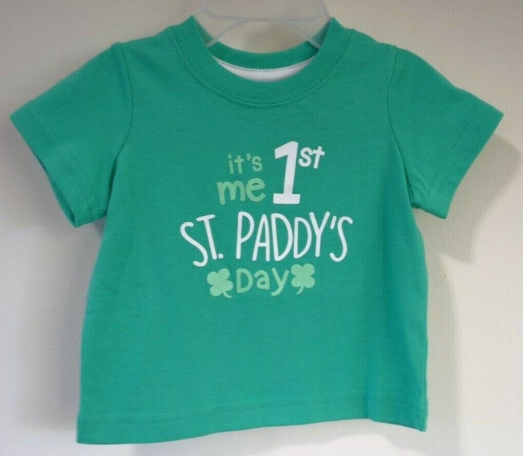 NWT Okie Dokie It\'s Me 1st St. Paddy\'s Day Shirt Size 3 Month