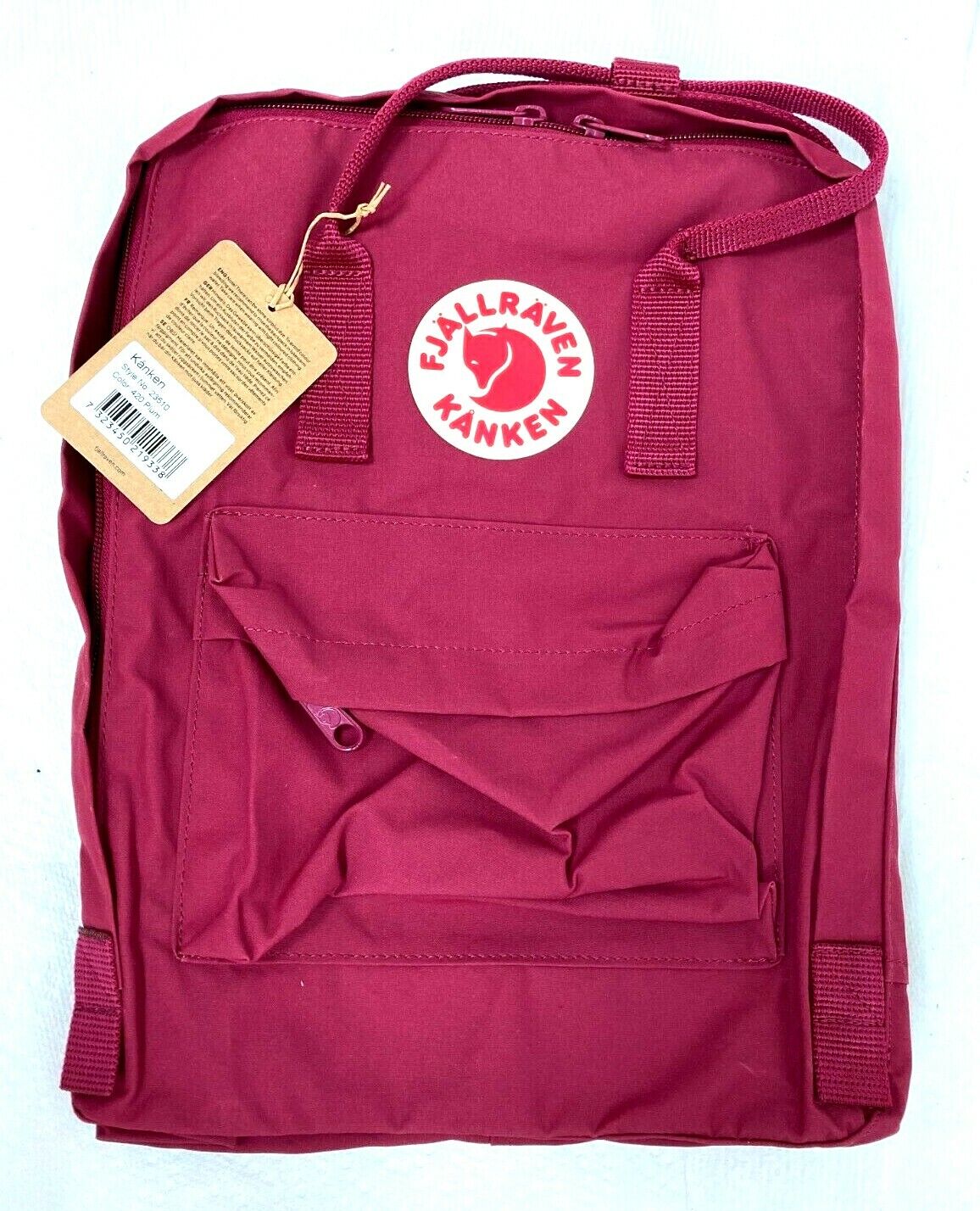 Fjallraven, Kanken Classic Backpack for Everyday, Plum