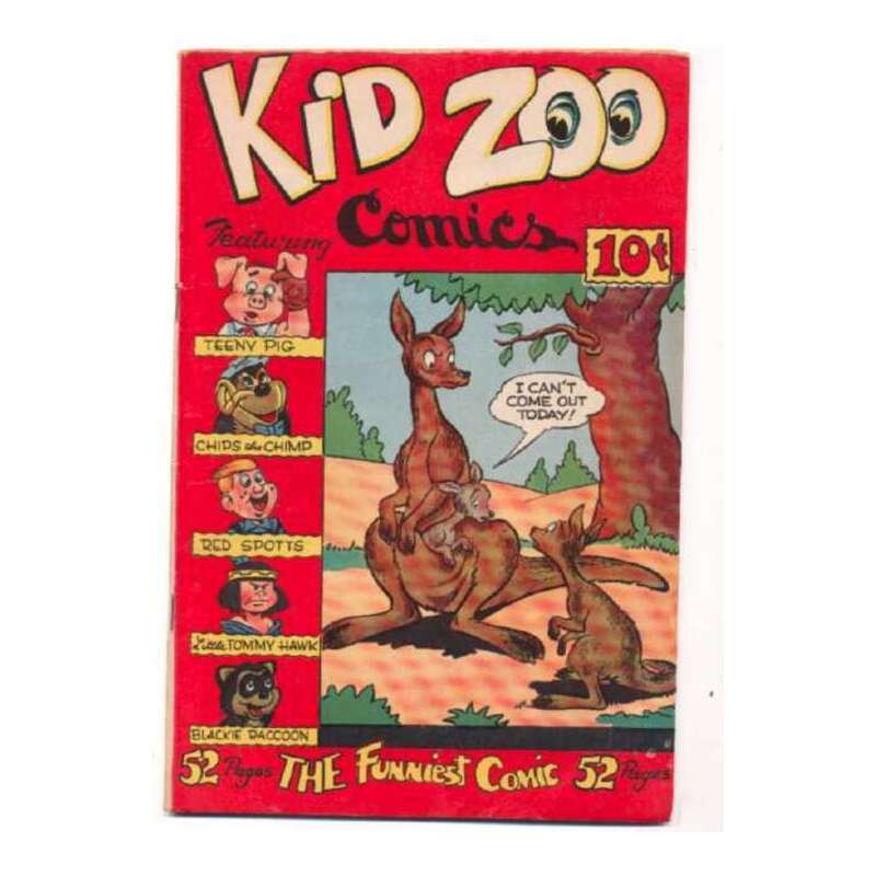Kid Zoo Comics #1 in Fine minus condition. Street-Smith comics [n/