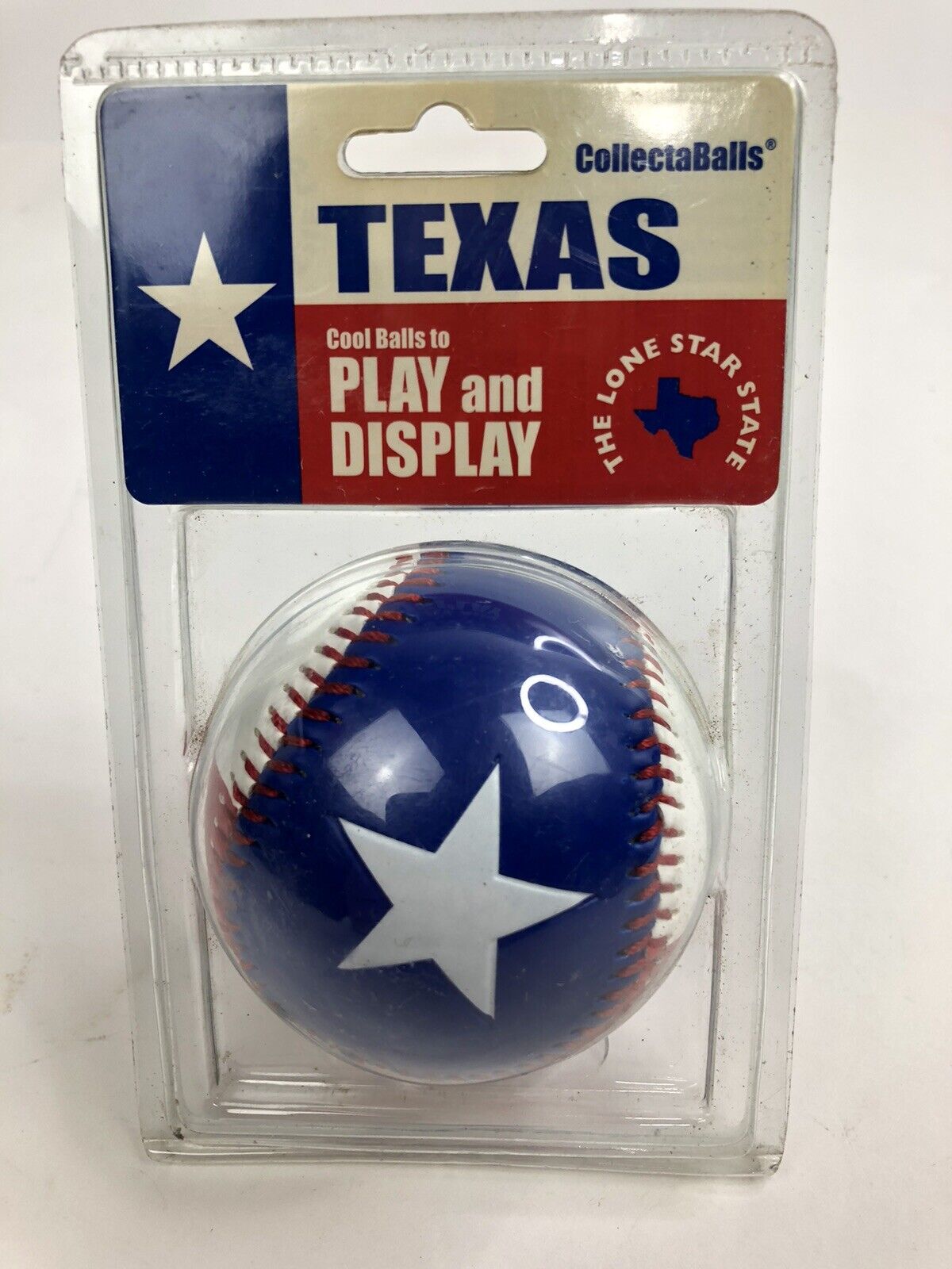 Texas The Lone Star State Souvenir Baseball New
