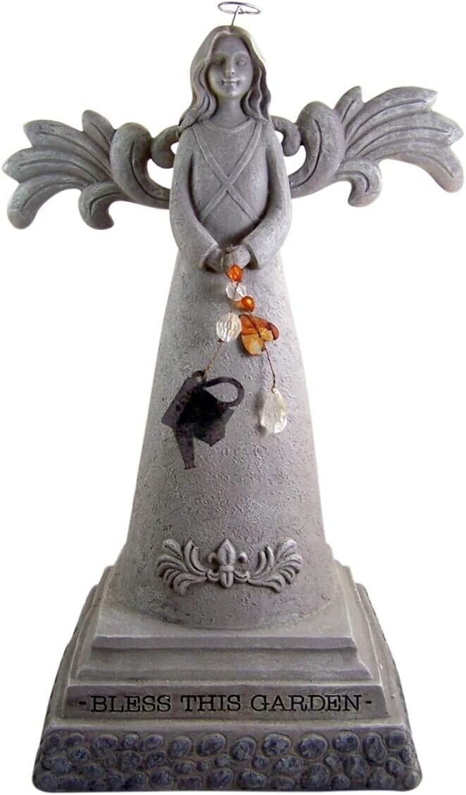 Cement Bless This Home Claddagh Garden Celctic Cross, 10 1/4 Inch