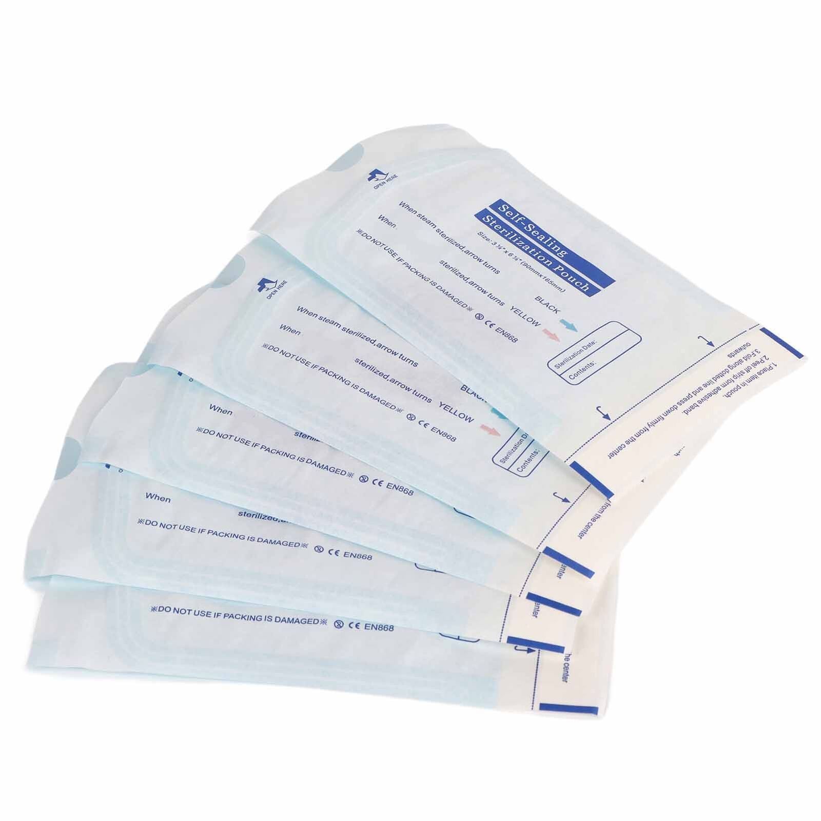 200pcs / Box Disposable Self Sealing Cleaning Pouch For Dental Materials Too AP9