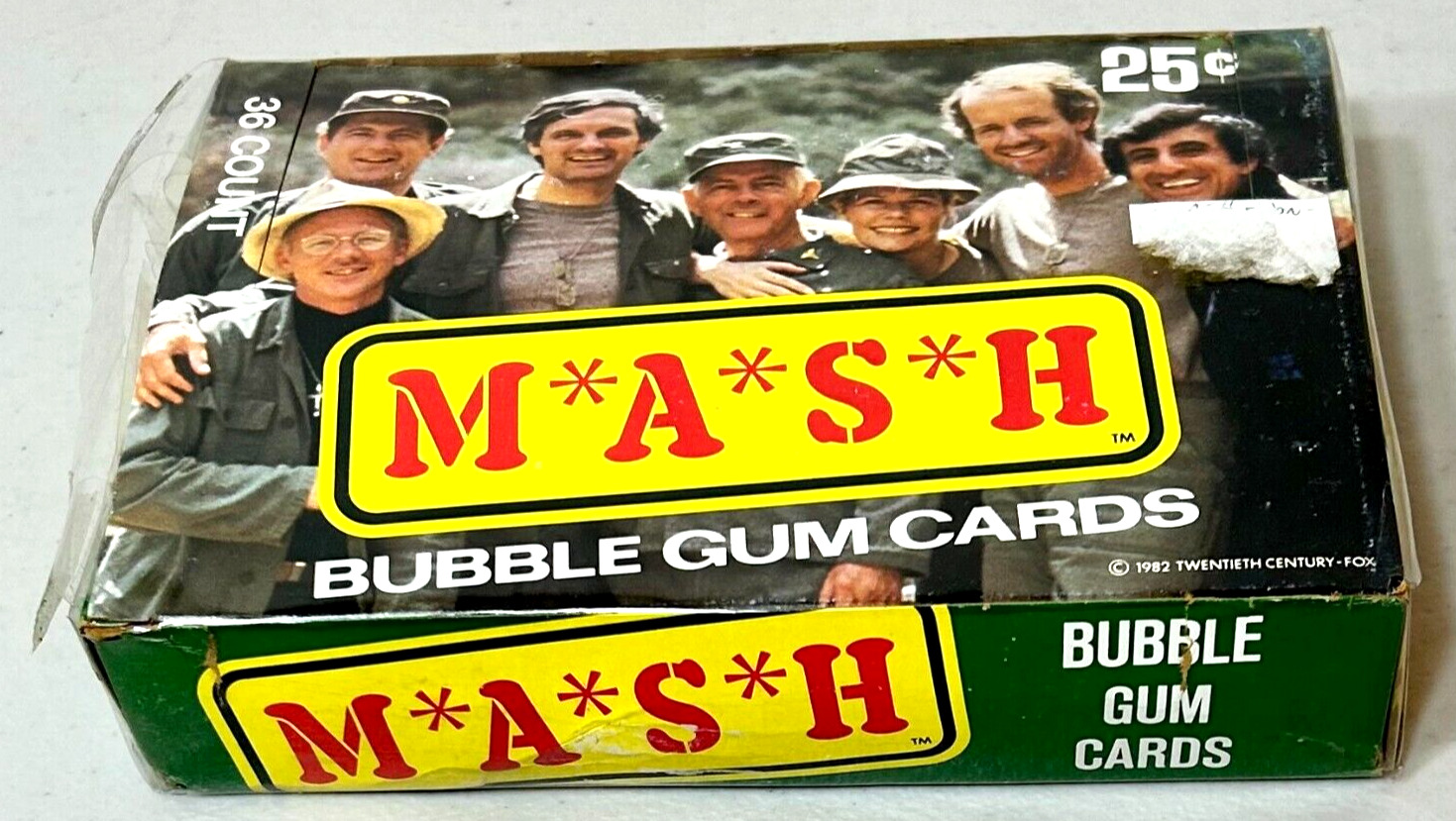 1982 Mash TV Show Vintage Bubble Gum Trading Card Box 36 Packs Donruss
