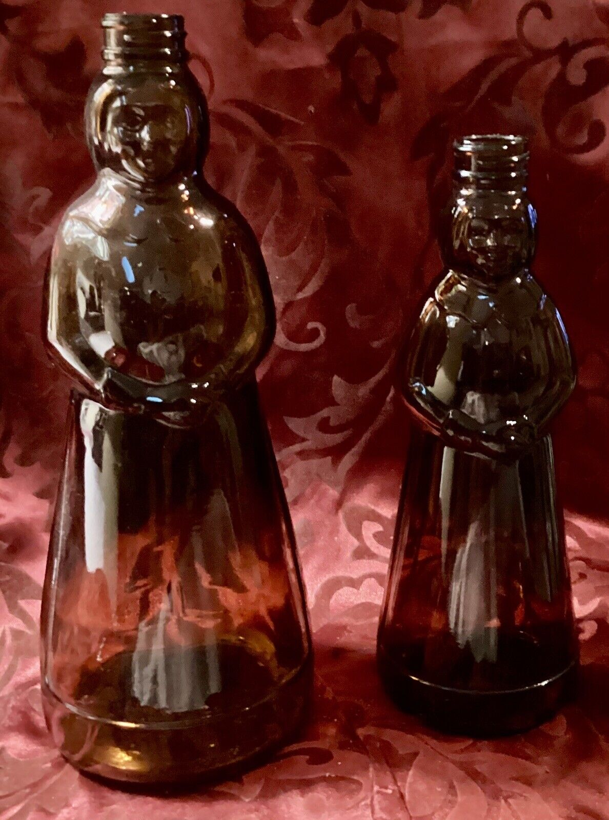 Lot Of 2 Mrs. Buttersworth Bottles 10” &  Approx 8  1/4” -🦋