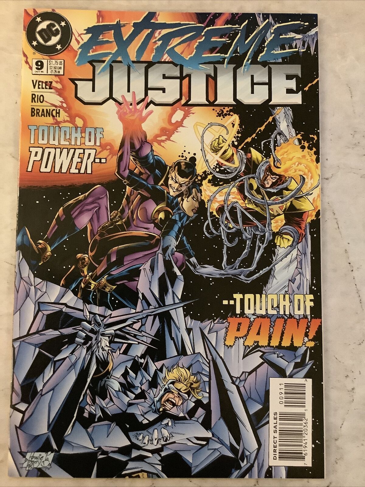Extreme Justice #9 (1995, DC) VF/NM 1st App Wonder Twins in DCU