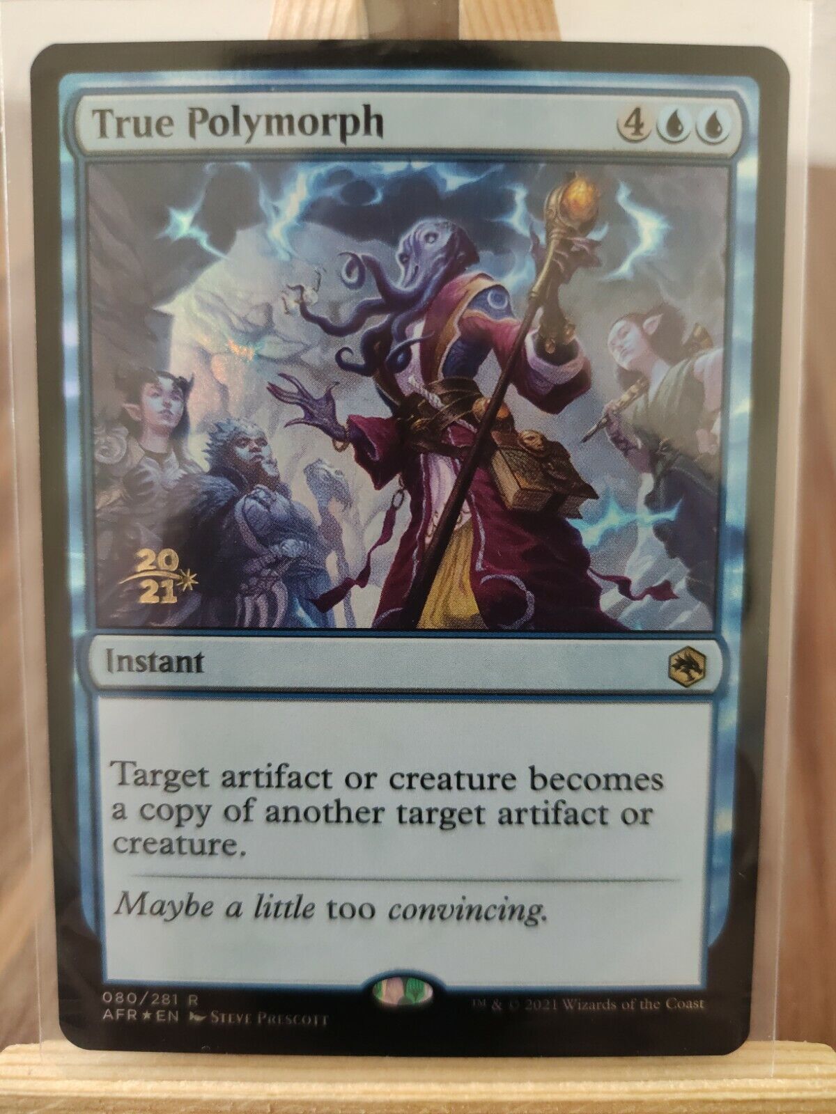 True Polymorph FOIL Promo 080/281 Adventures in the Forgotten Realm's MTG Card