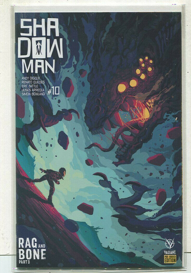 Shadow Man #10 NM Rag And Bone Part 3 Valiant Comics CBX1V