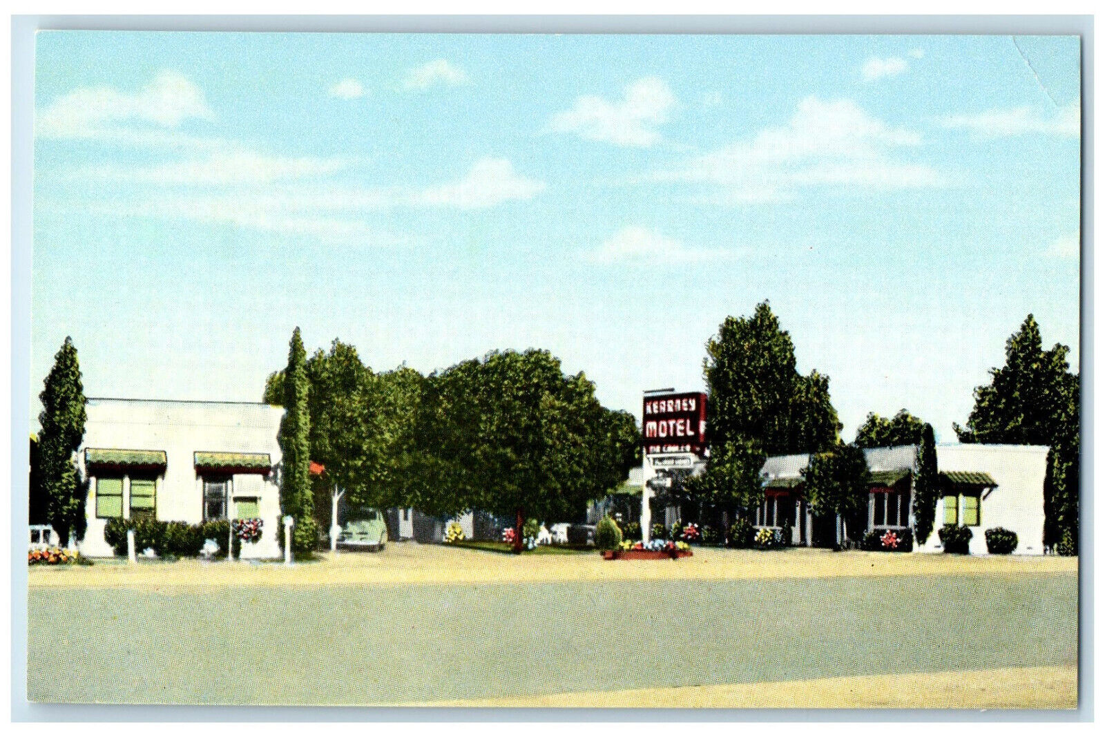 c1950's Kearney Motel Modesto California CA Vintage Unposted Postcard